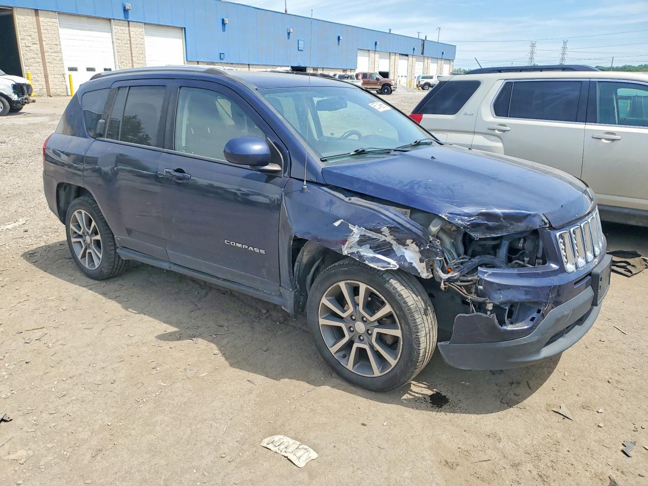 2014 Jeep Compass Limited Blue vin: 1C4NJDCB5ED797658