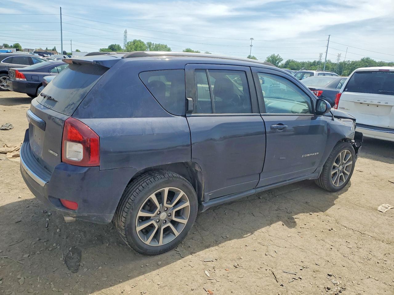 2014 Jeep Compass Limited Blue vin: 1C4NJDCB5ED797658