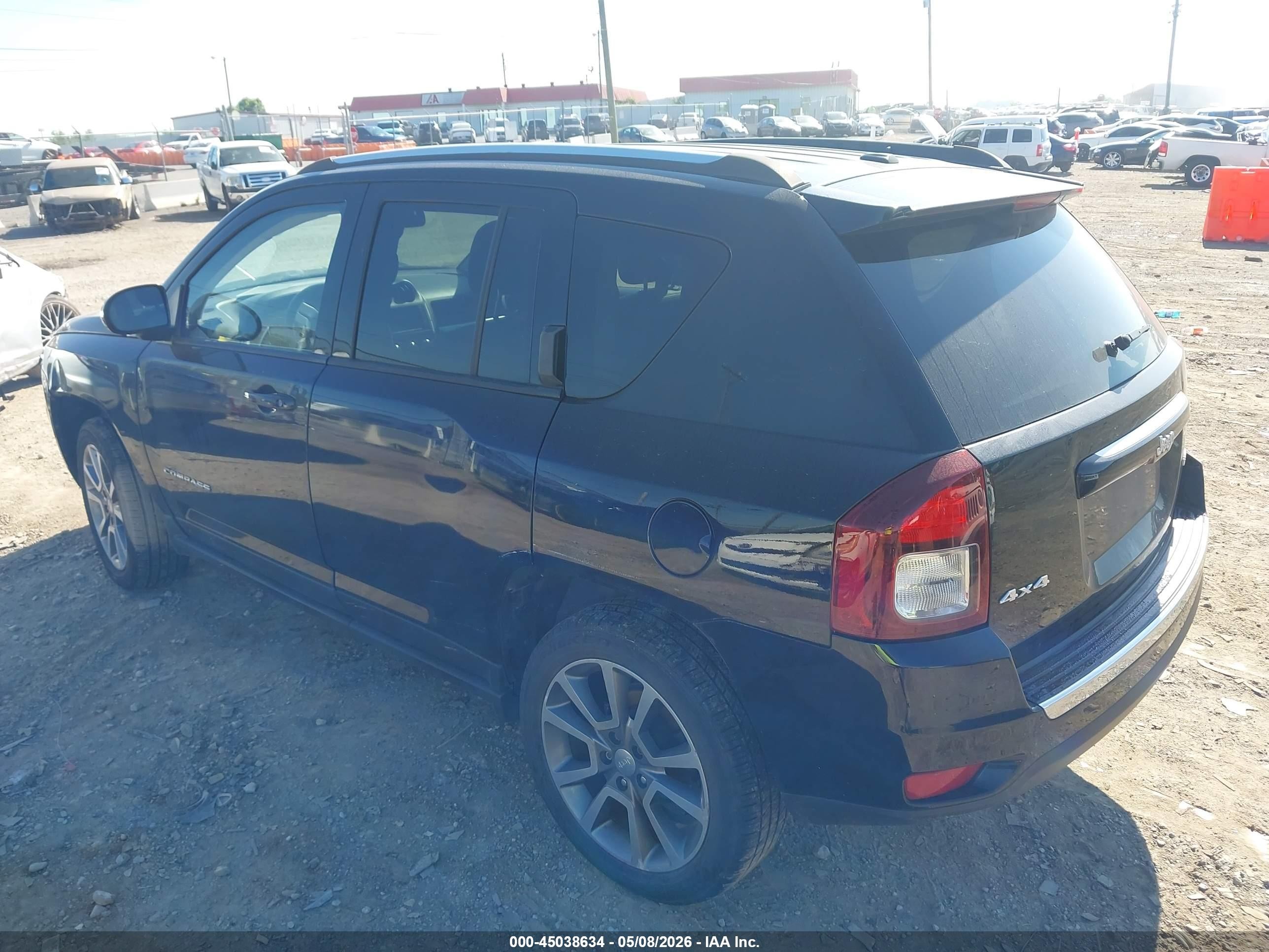 2014 Jeep Compass Limited Black vin: 1C4NJDCB5ED918205