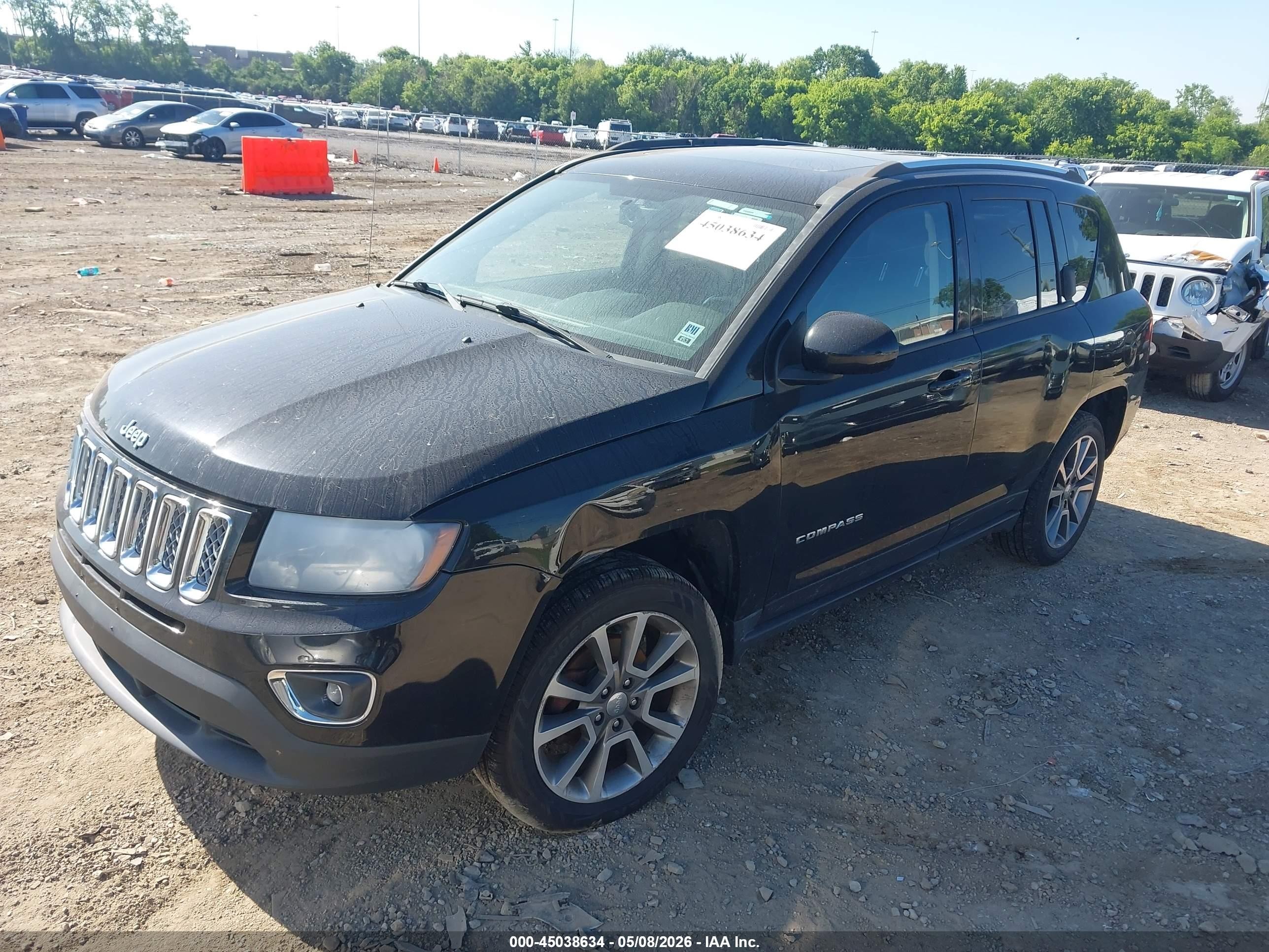 2014 Jeep Compass Limited Black vin: 1C4NJDCB5ED918205
