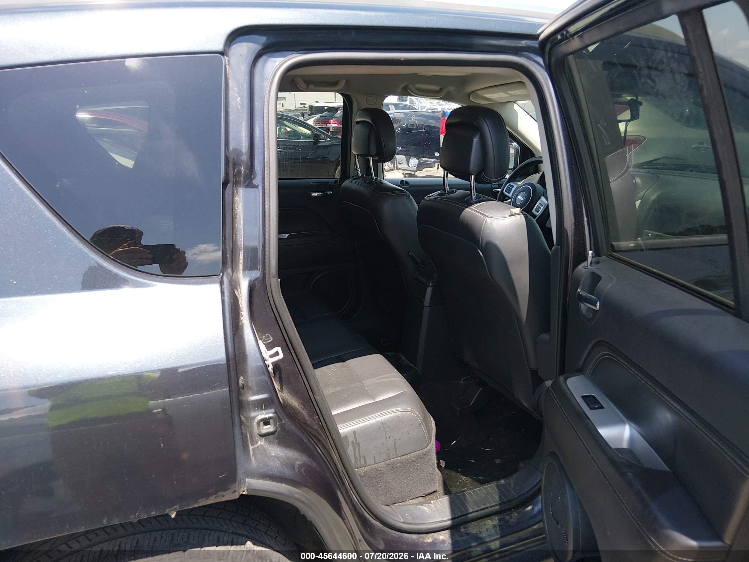 2015 Jeep Compass Limited Dark Blue vin: 1C4NJDCB6FD177094