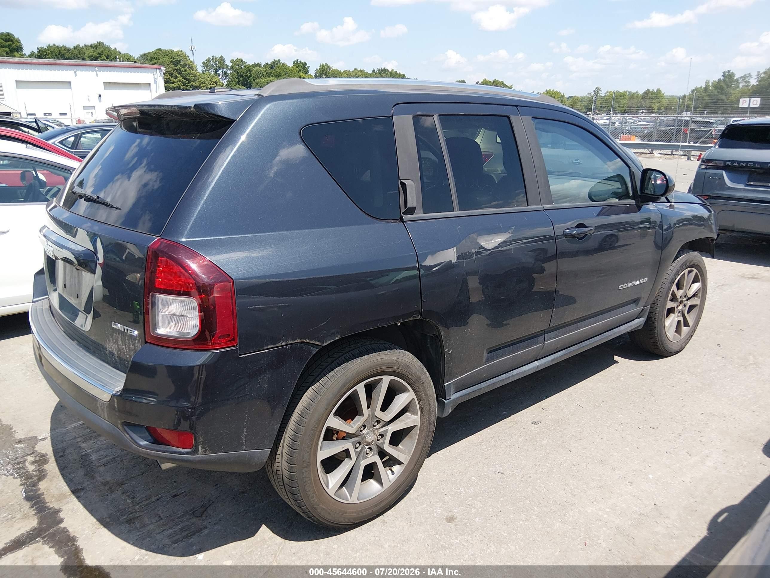 2015 Jeep Compass Limited Dark Blue vin: 1C4NJDCB6FD177094