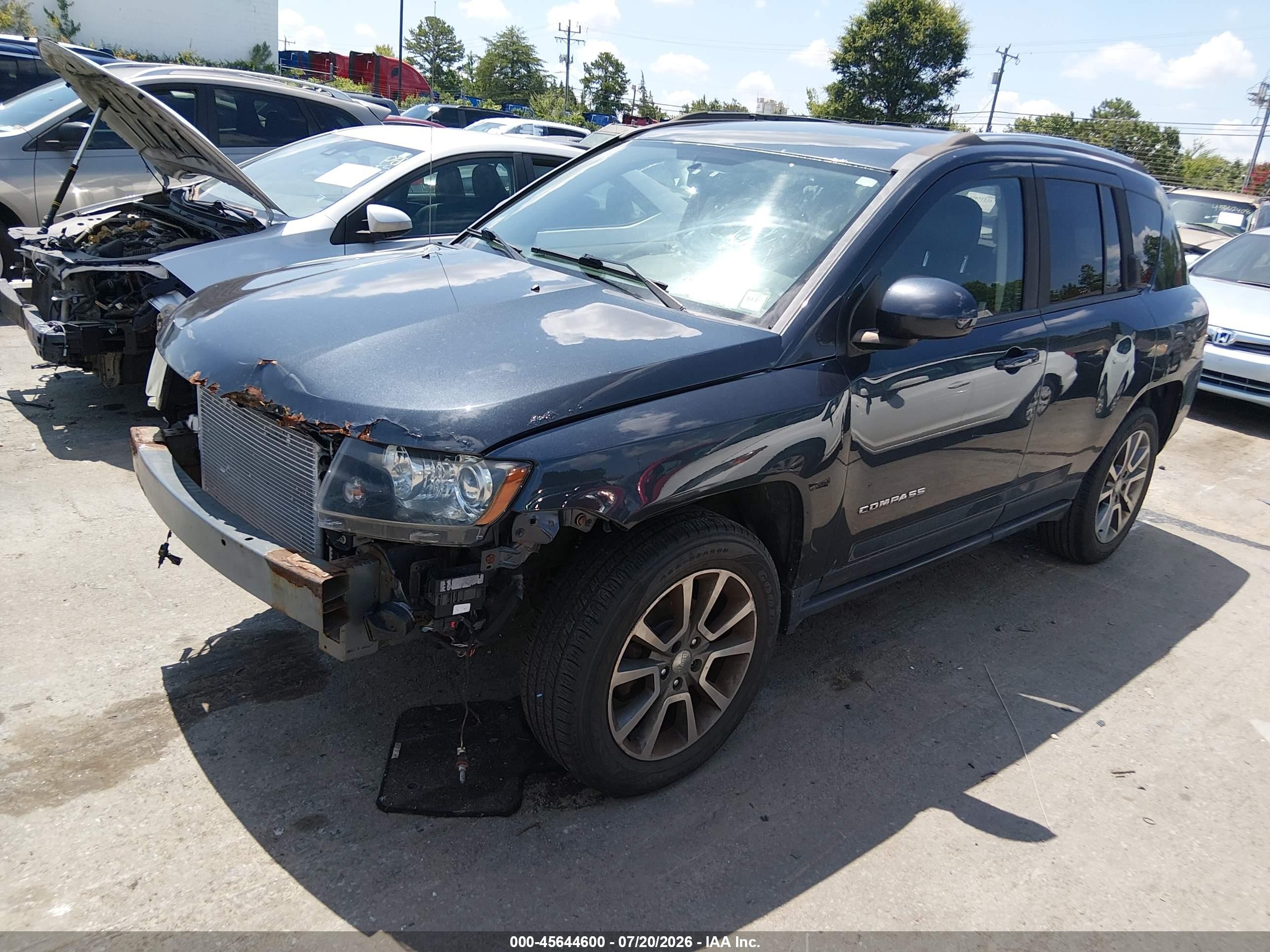 2015 Jeep Compass Limited Dark Blue vin: 1C4NJDCB6FD177094