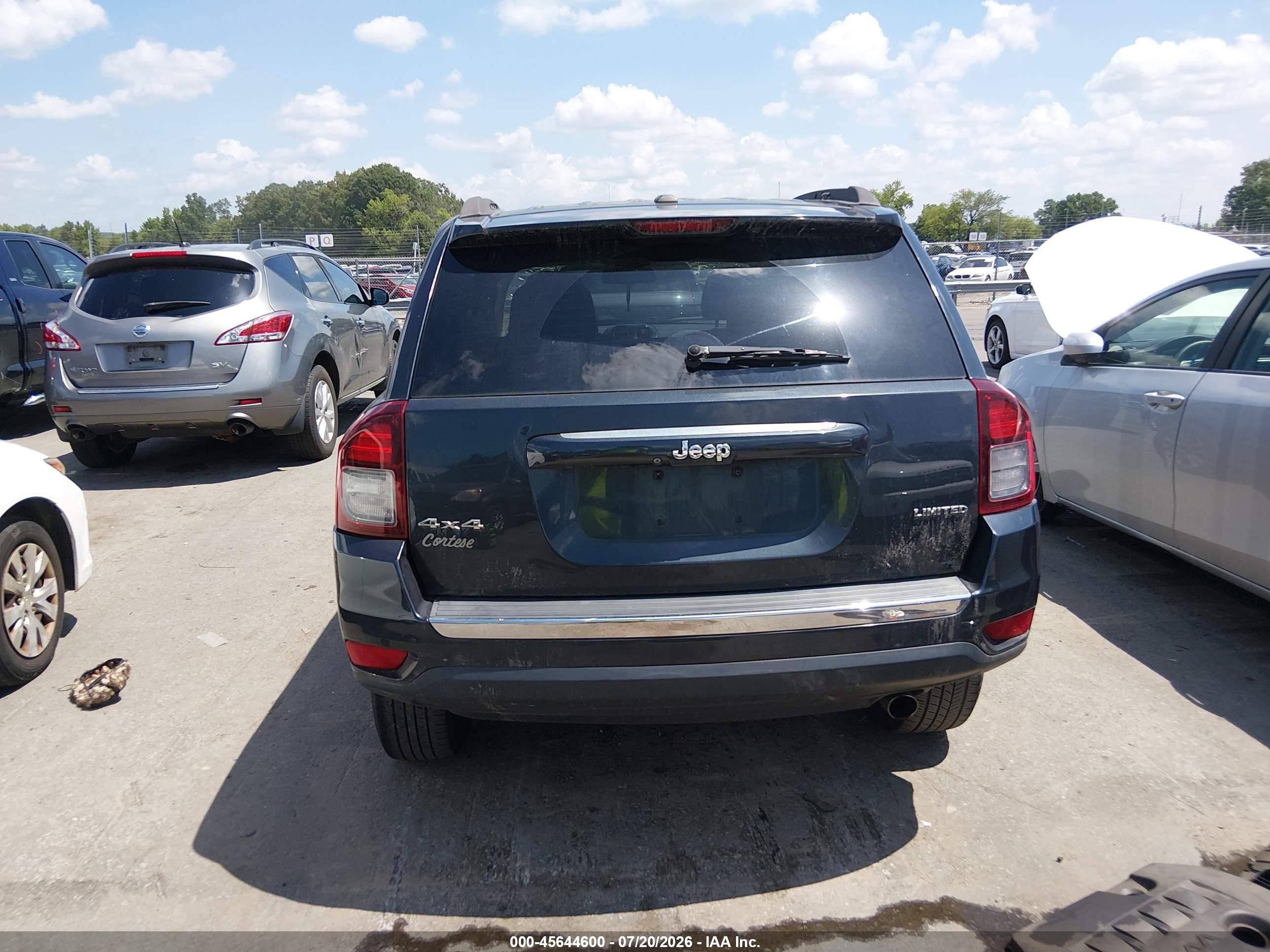 2015 Jeep Compass Limited Dark Blue vin: 1C4NJDCB6FD177094
