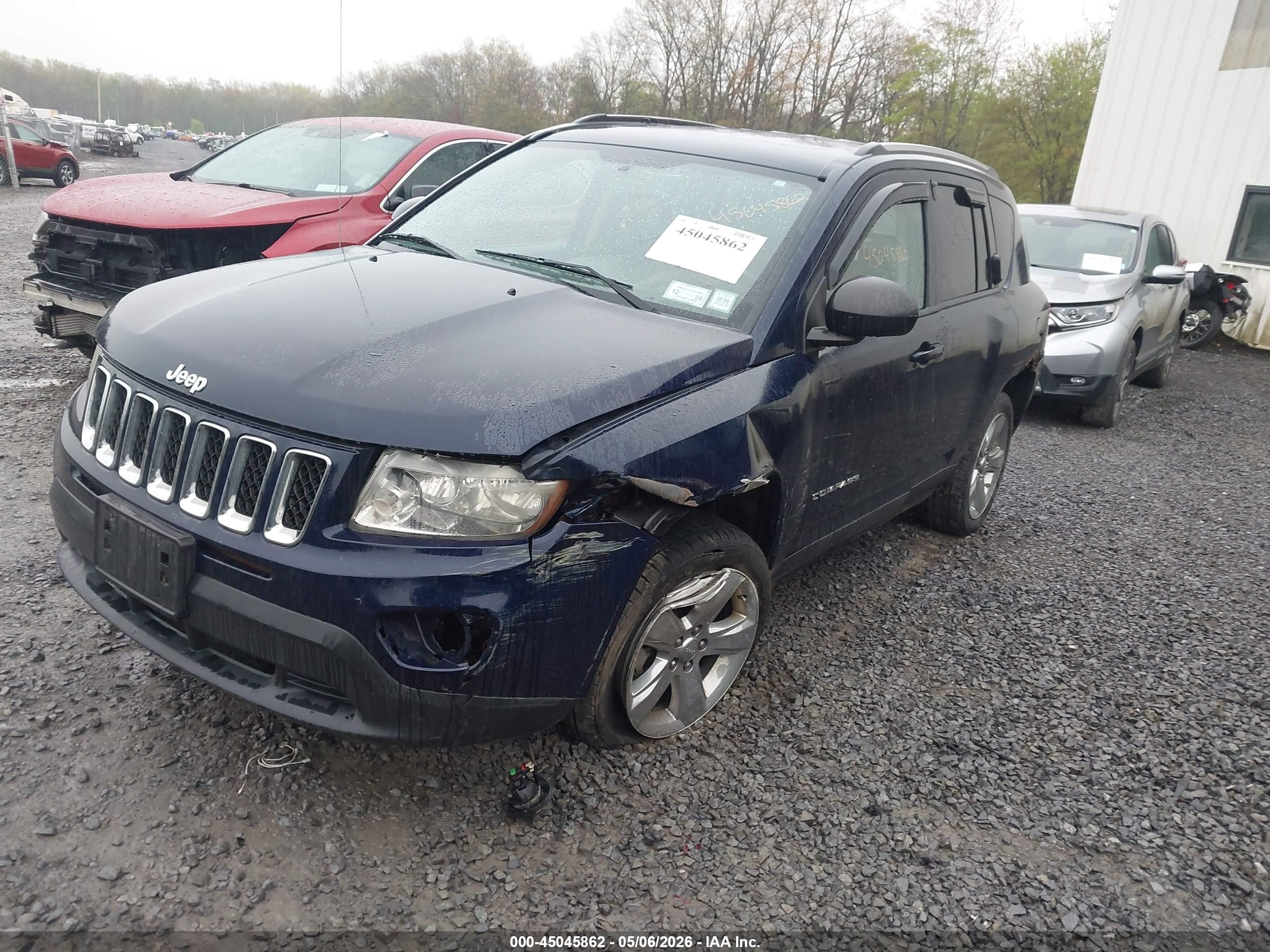 2012 Jeep Compass Limited Blue vin: 1C4NJDCB7CD662193