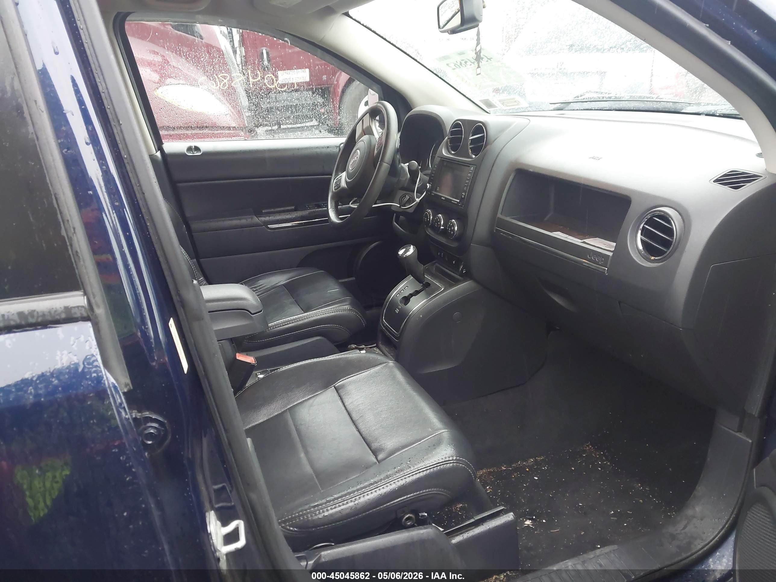 2012 Jeep Compass Limited Blue vin: 1C4NJDCB7CD662193