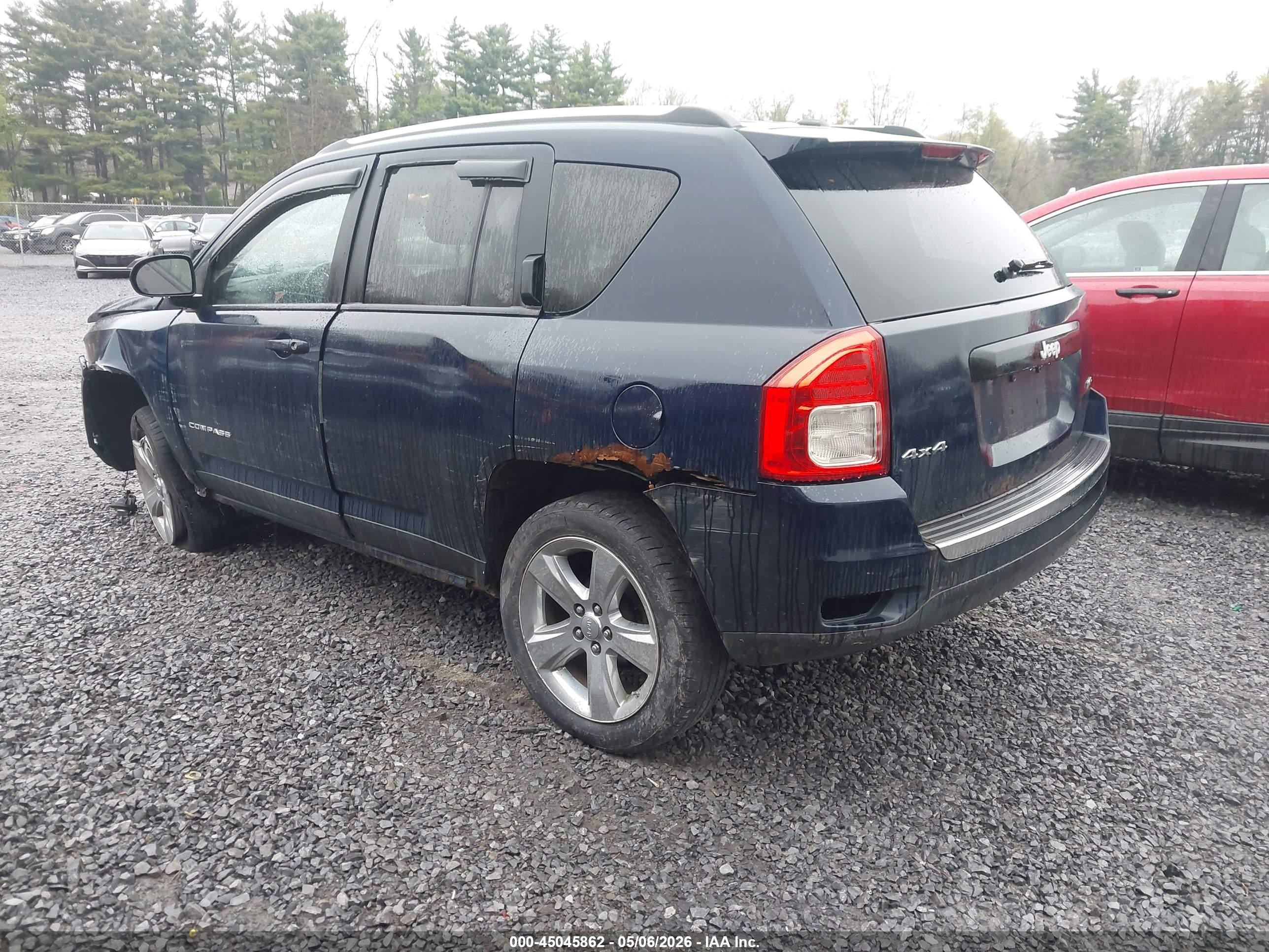 2012 Jeep Compass Limited Blue vin: 1C4NJDCB7CD662193