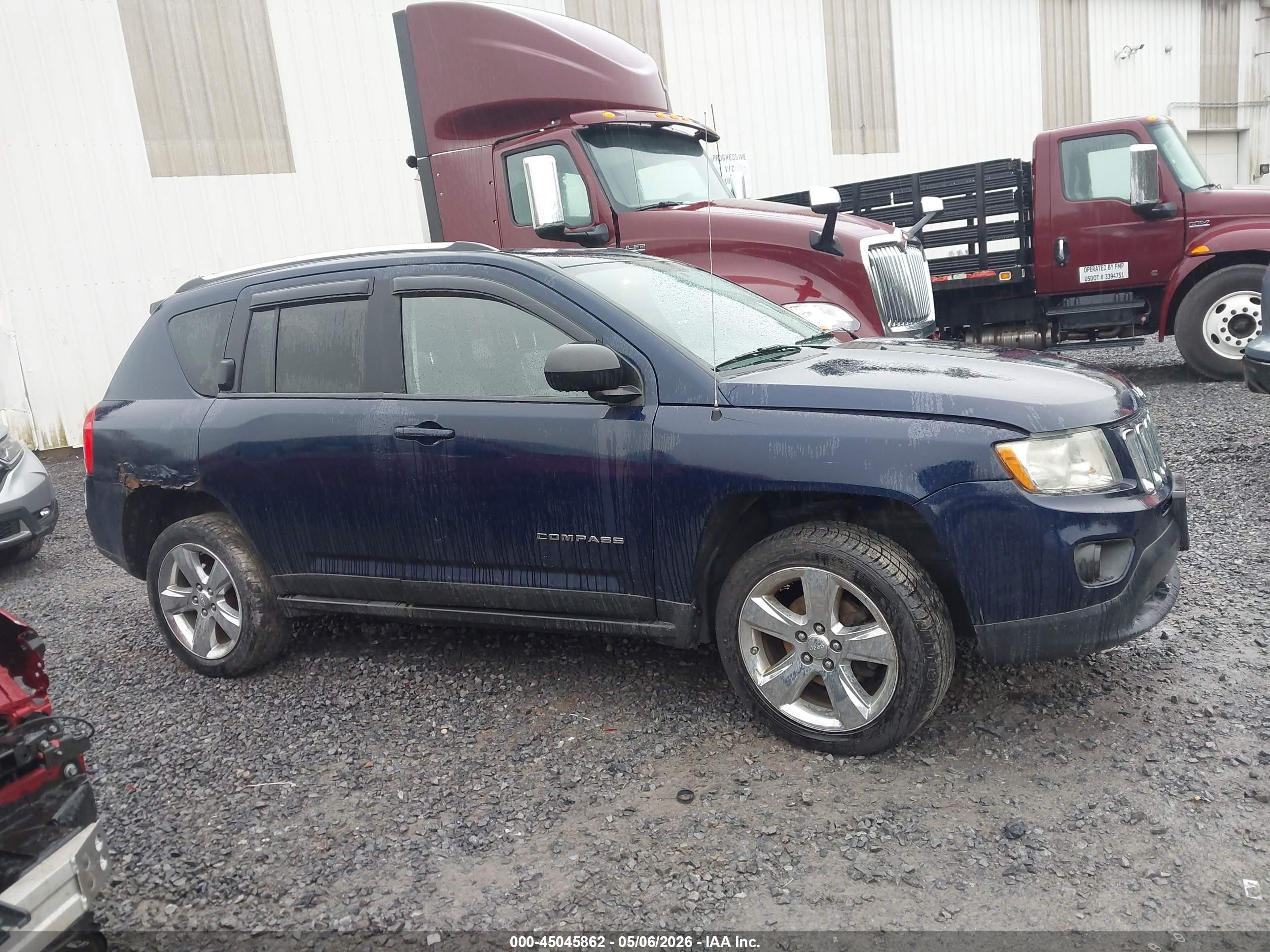 2012 Jeep Compass Limited Blue vin: 1C4NJDCB7CD662193
