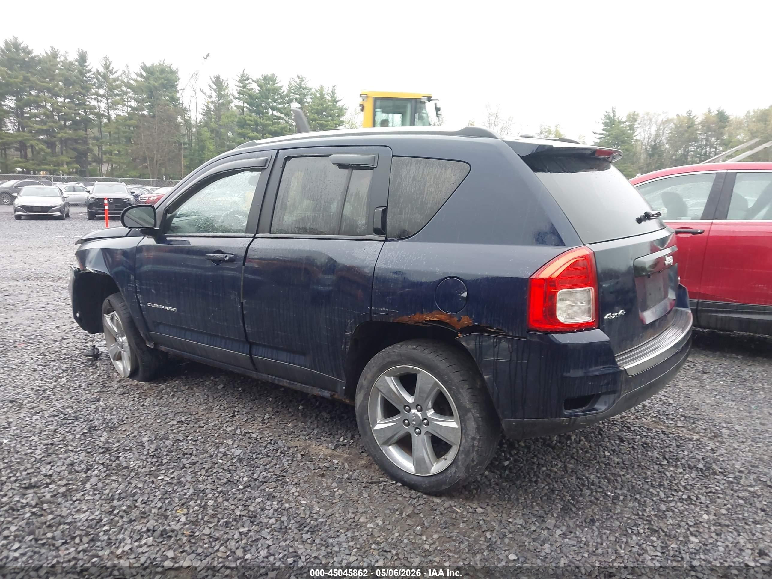 2012 Jeep Compass Limited Blue vin: 1C4NJDCB7CD662193