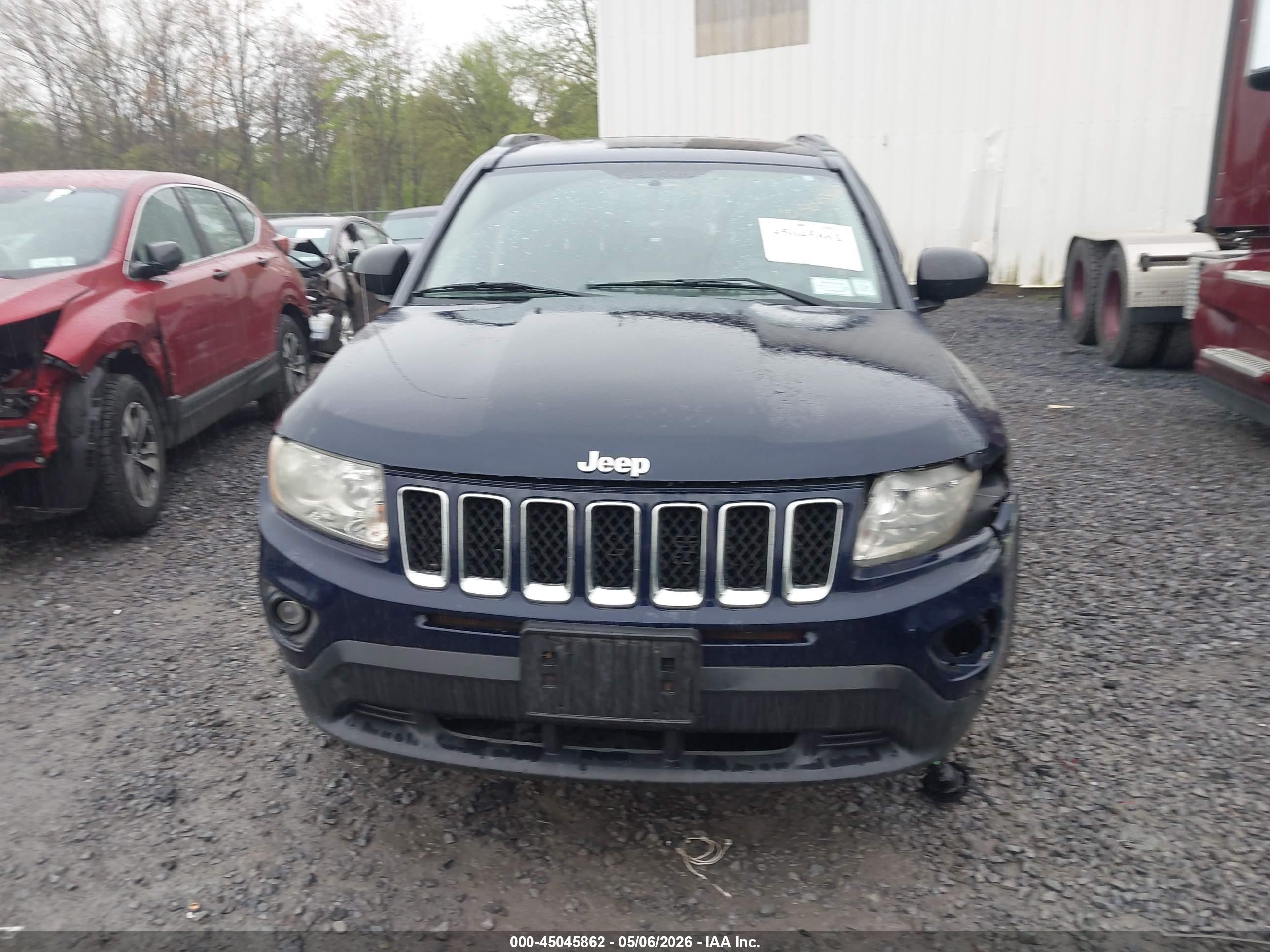 2012 Jeep Compass Limited Blue vin: 1C4NJDCB7CD662193