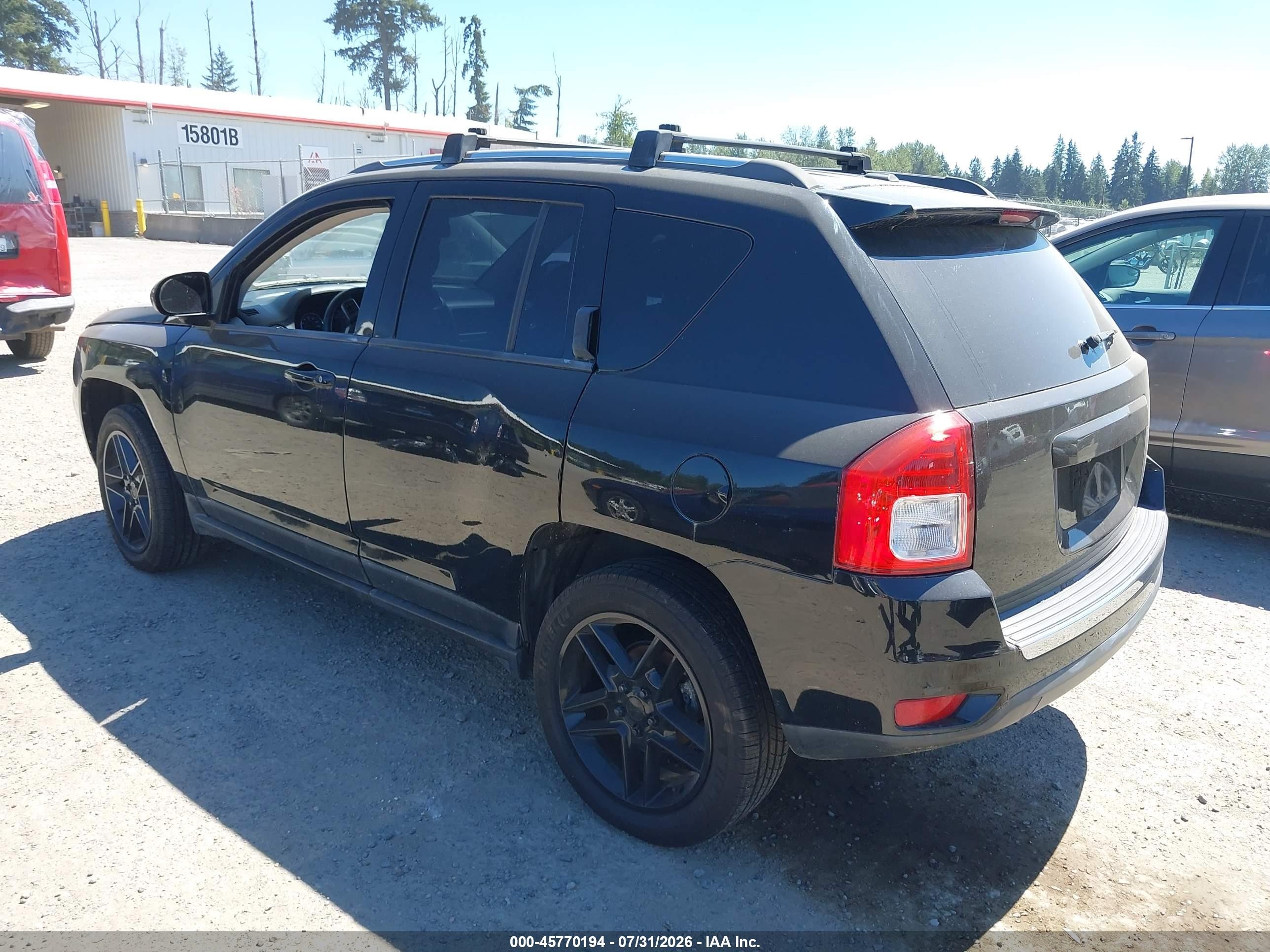 2013 Jeep Compass Limited Black vin: 1C4NJDCB7DD222041