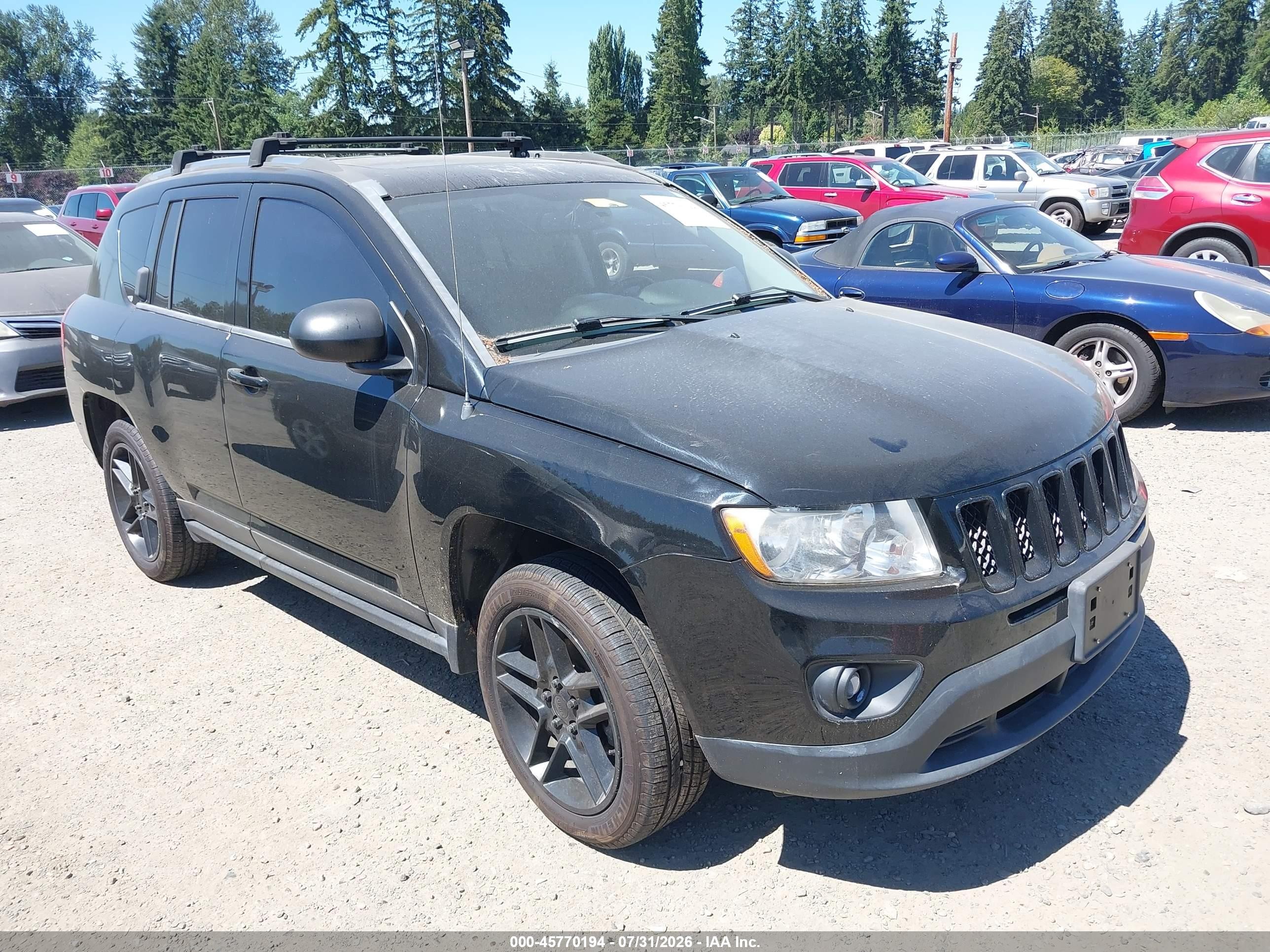 2013 Jeep Compass Limited Black vin: 1C4NJDCB7DD222041