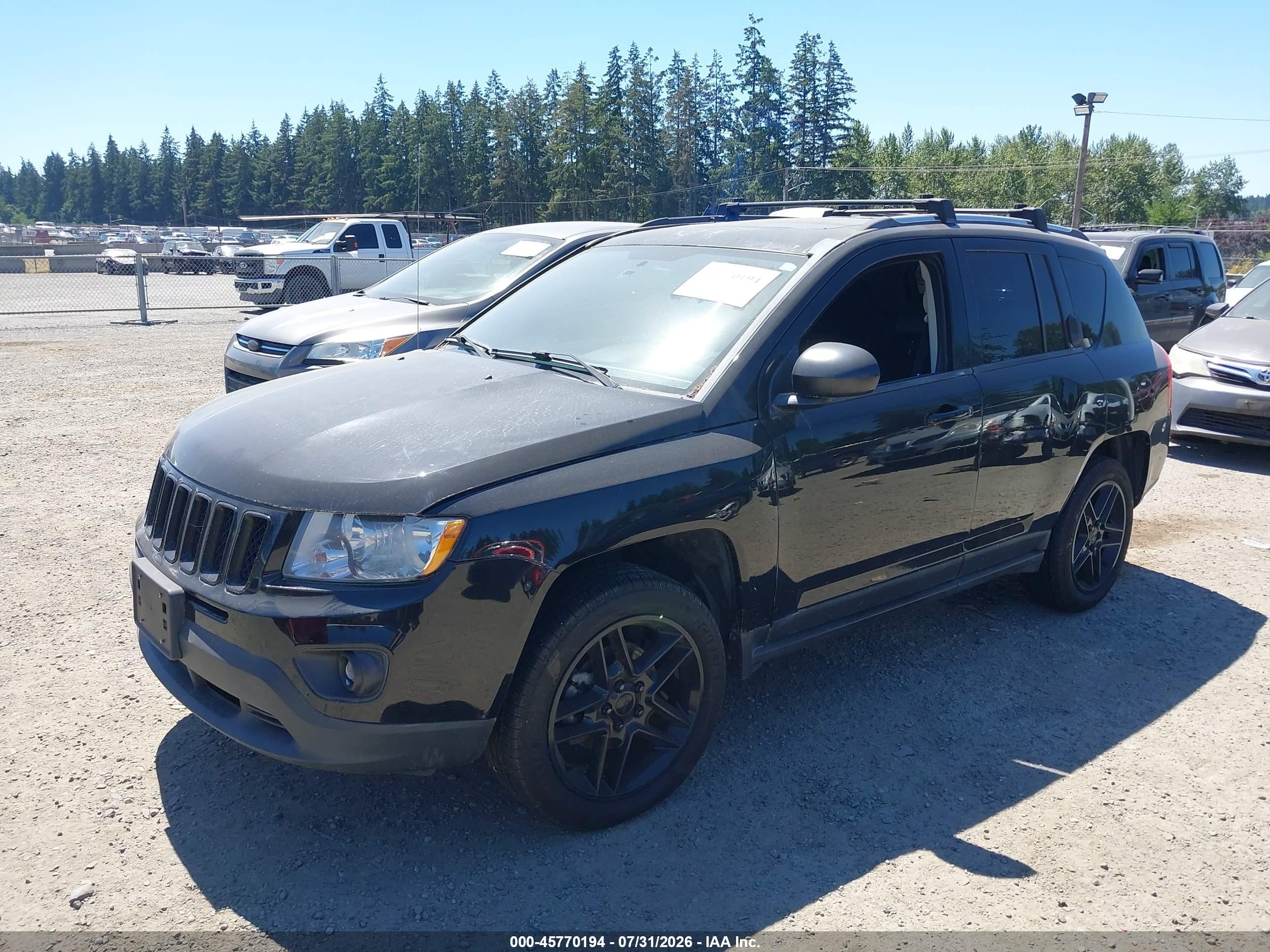 2013 Jeep Compass Limited Black vin: 1C4NJDCB7DD222041