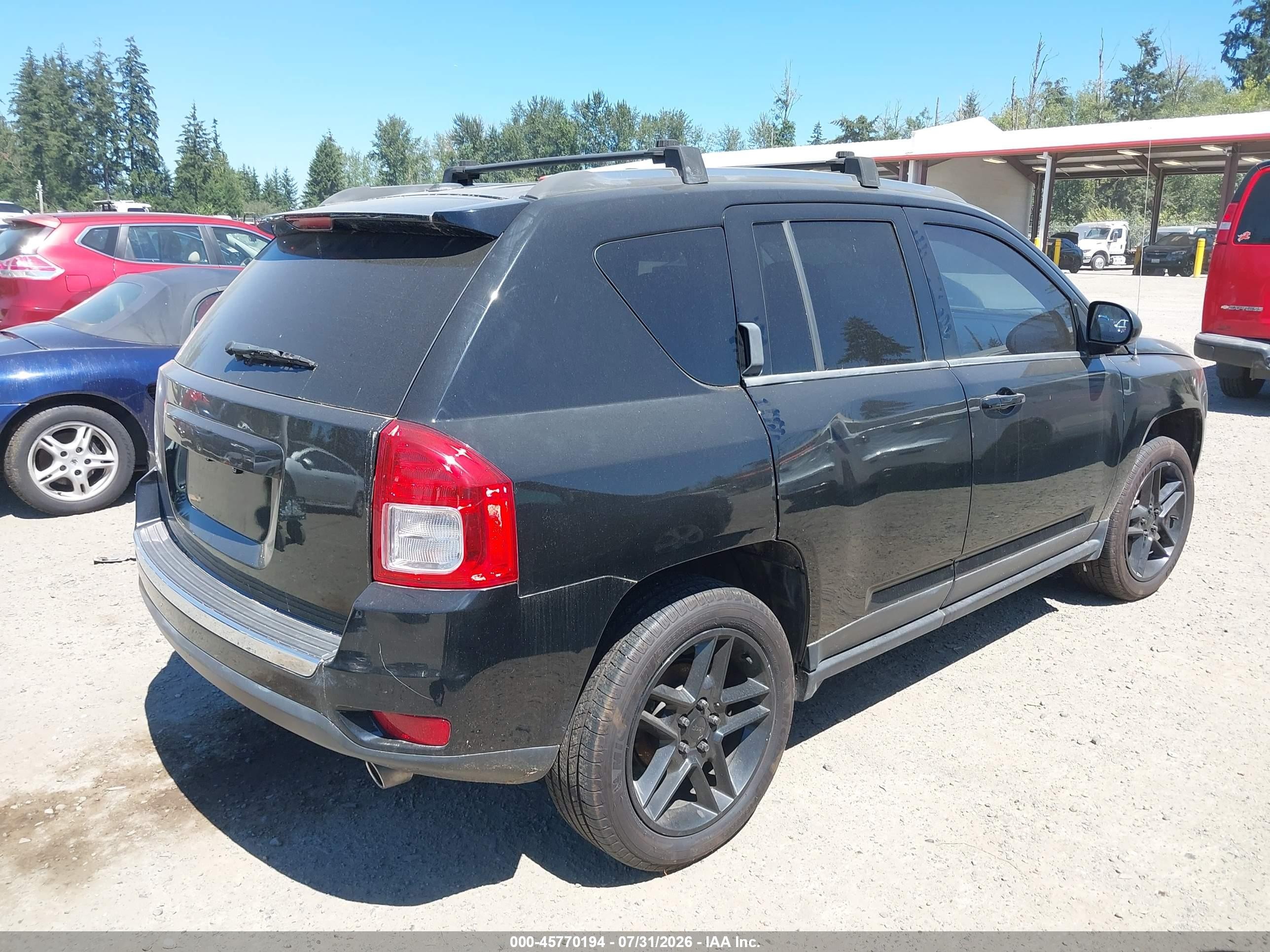 2013 Jeep Compass Limited Black vin: 1C4NJDCB7DD222041