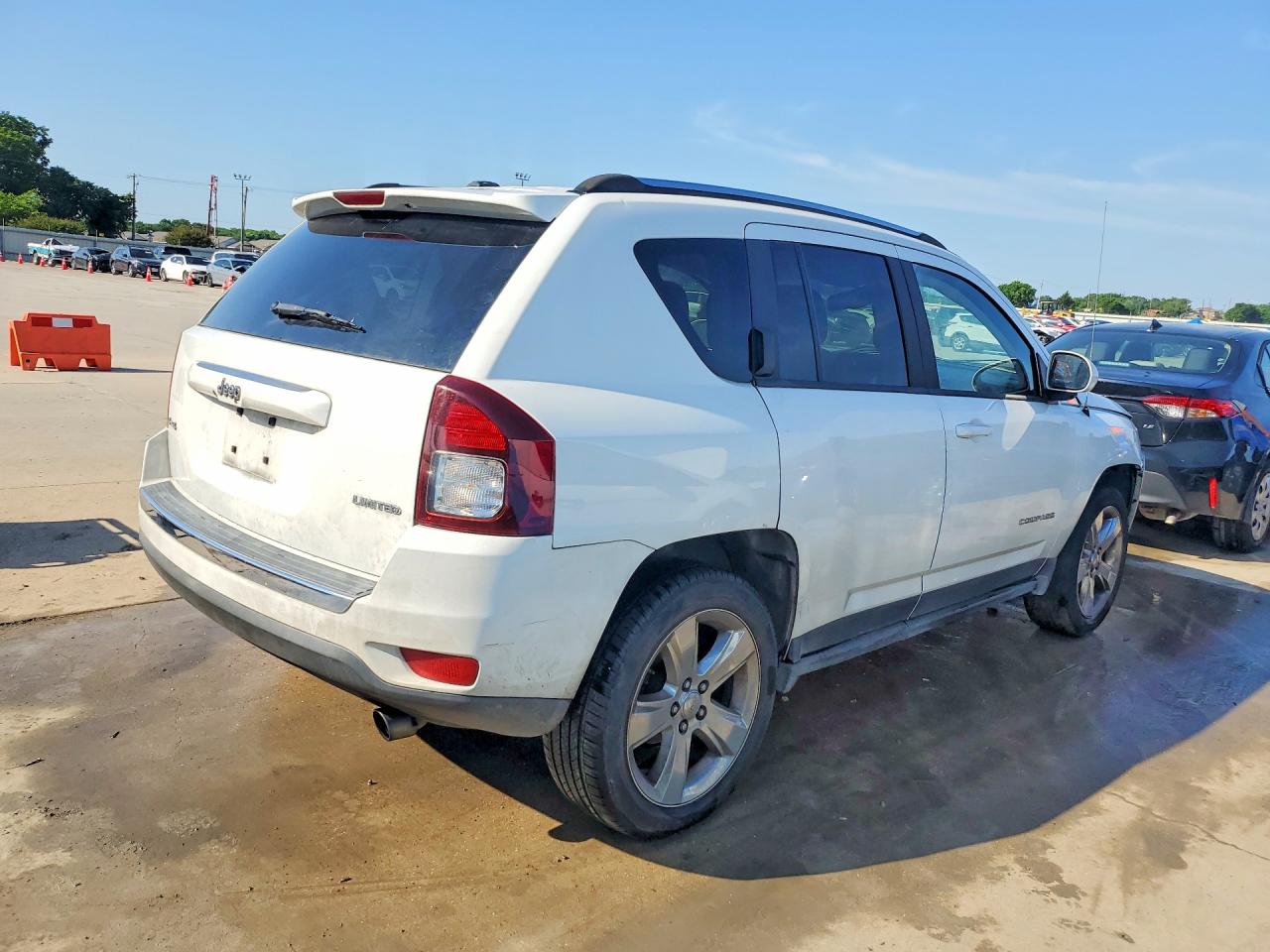 2014 Jeep Compass Limited Белый vin: 1C4NJDCB8ED705099