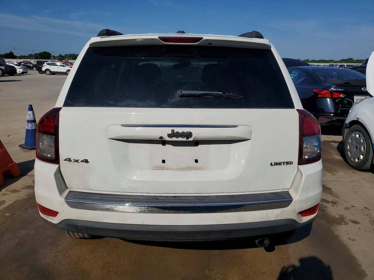 2014 Jeep Compass Limited Белый vin: 1C4NJDCB8ED705099