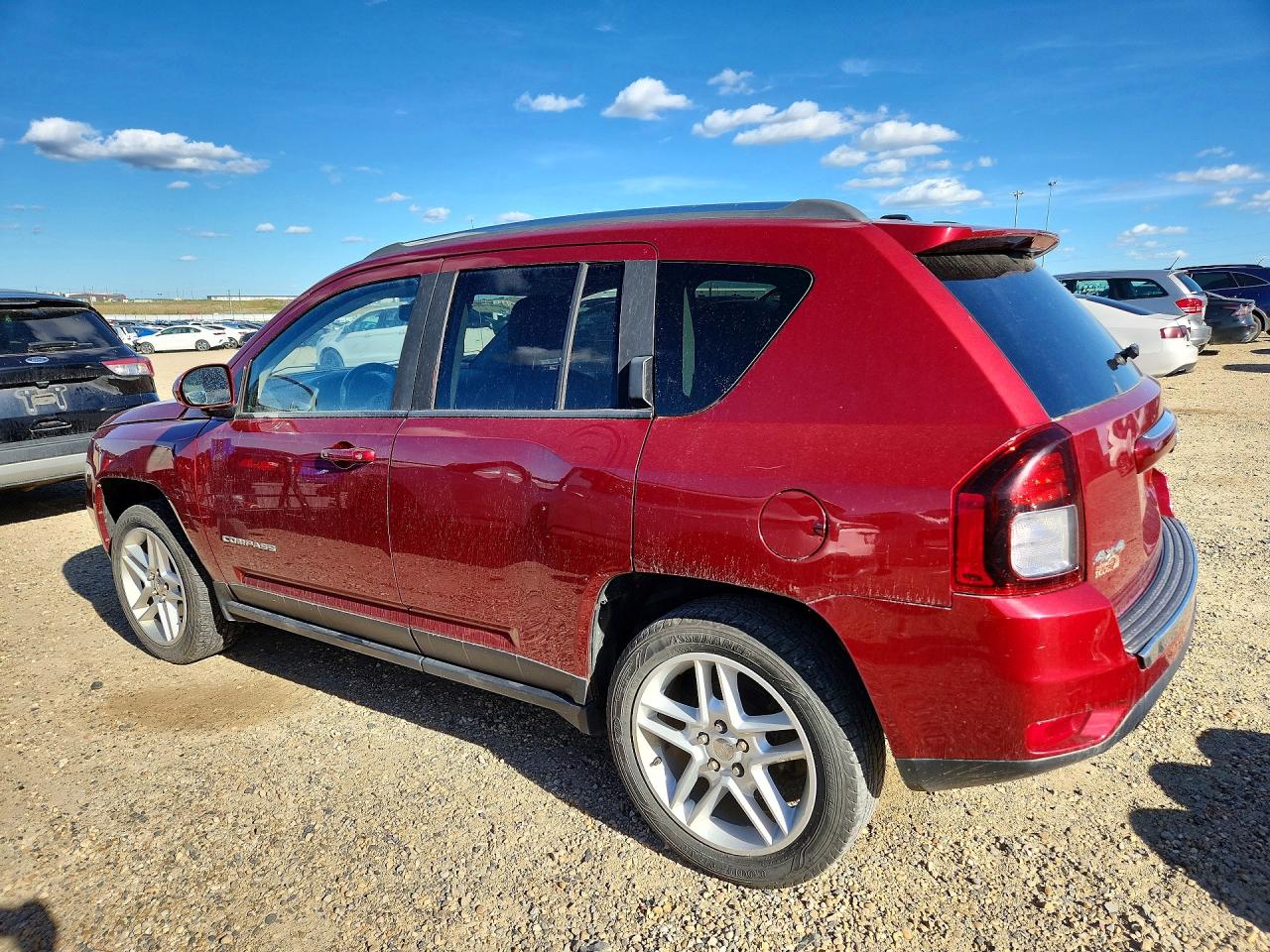 2014 Jeep Compass Limited Красный vin: 1C4NJDCB9ED650713
