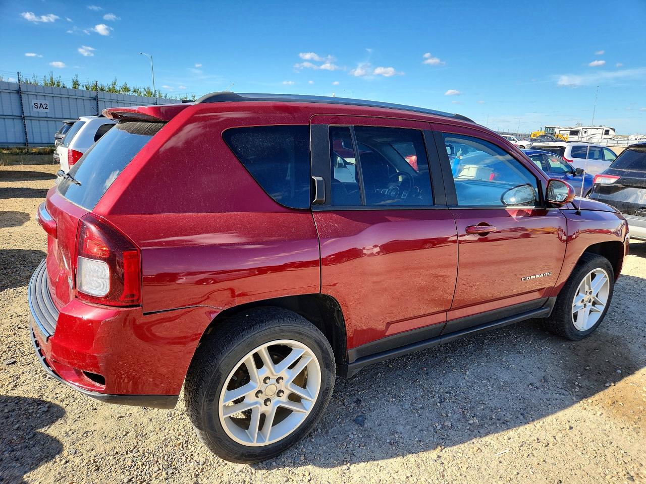 2014 Jeep Compass Limited Красный vin: 1C4NJDCB9ED650713