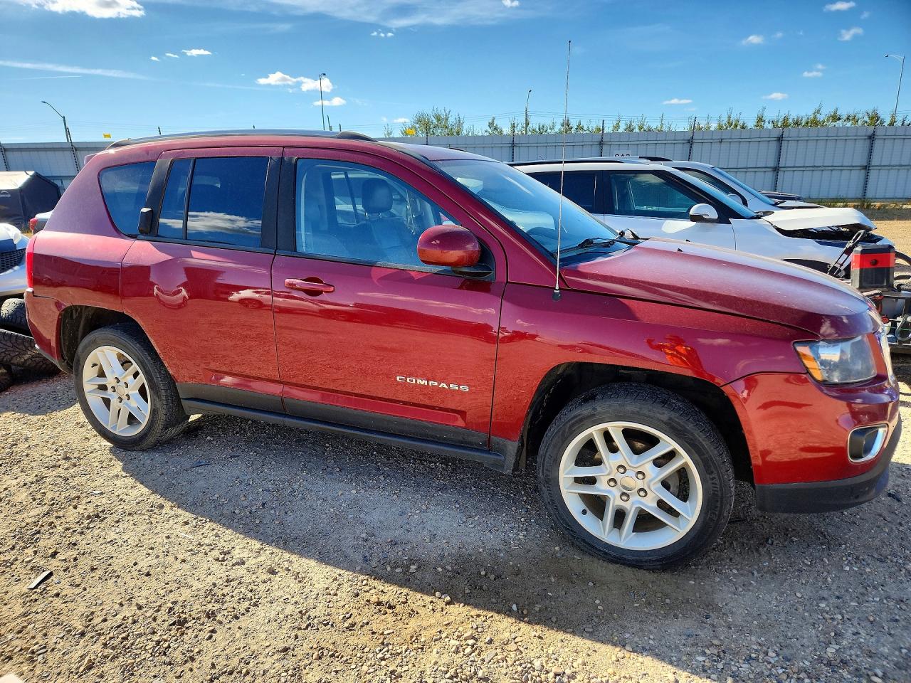 2014 Jeep Compass Limited Красный vin: 1C4NJDCB9ED650713