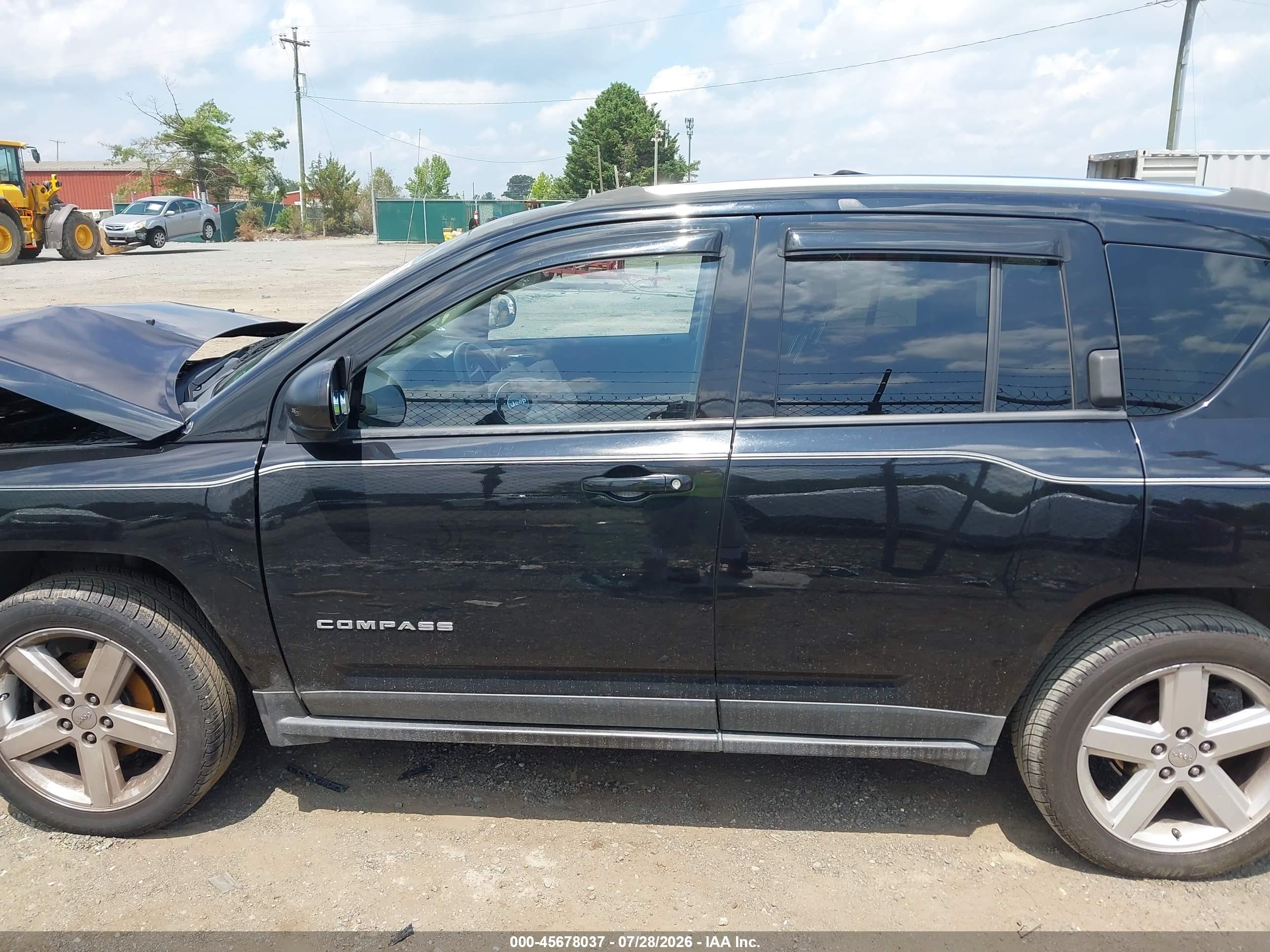 2012 Jeep Compass Limited Черный vin: 1C4NJDCBXCD692255