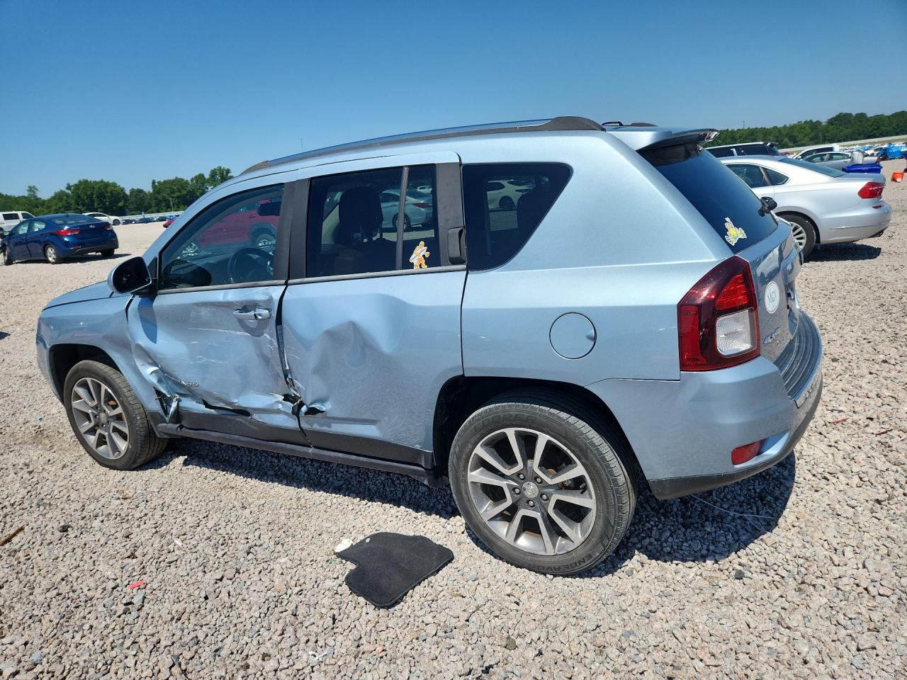 2014 Jeep Compass Limited Синий vin: 1C4NJDCBXED512923