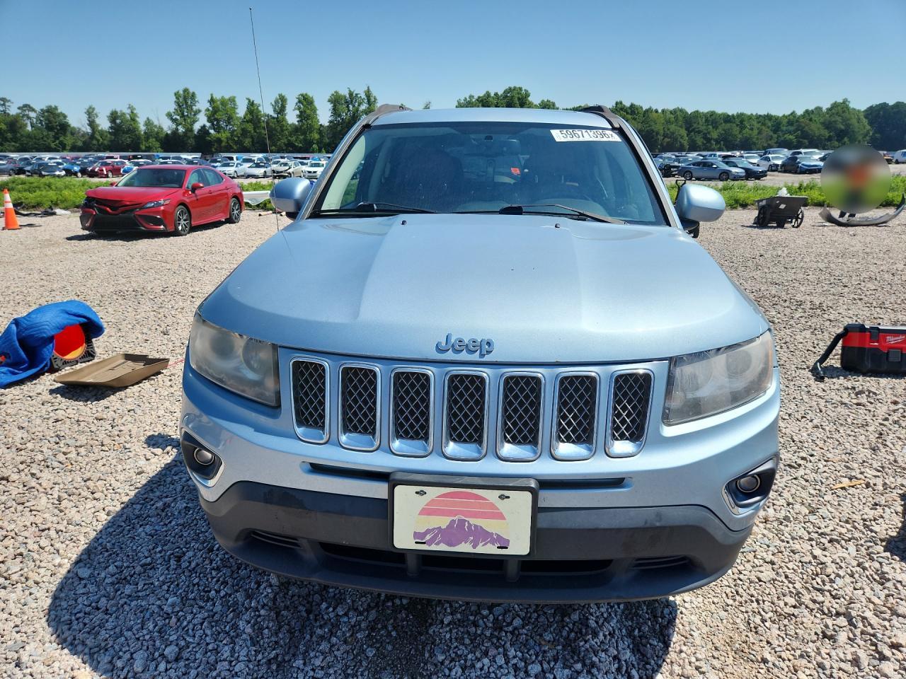 2014 Jeep Compass Limited Синий vin: 1C4NJDCBXED512923