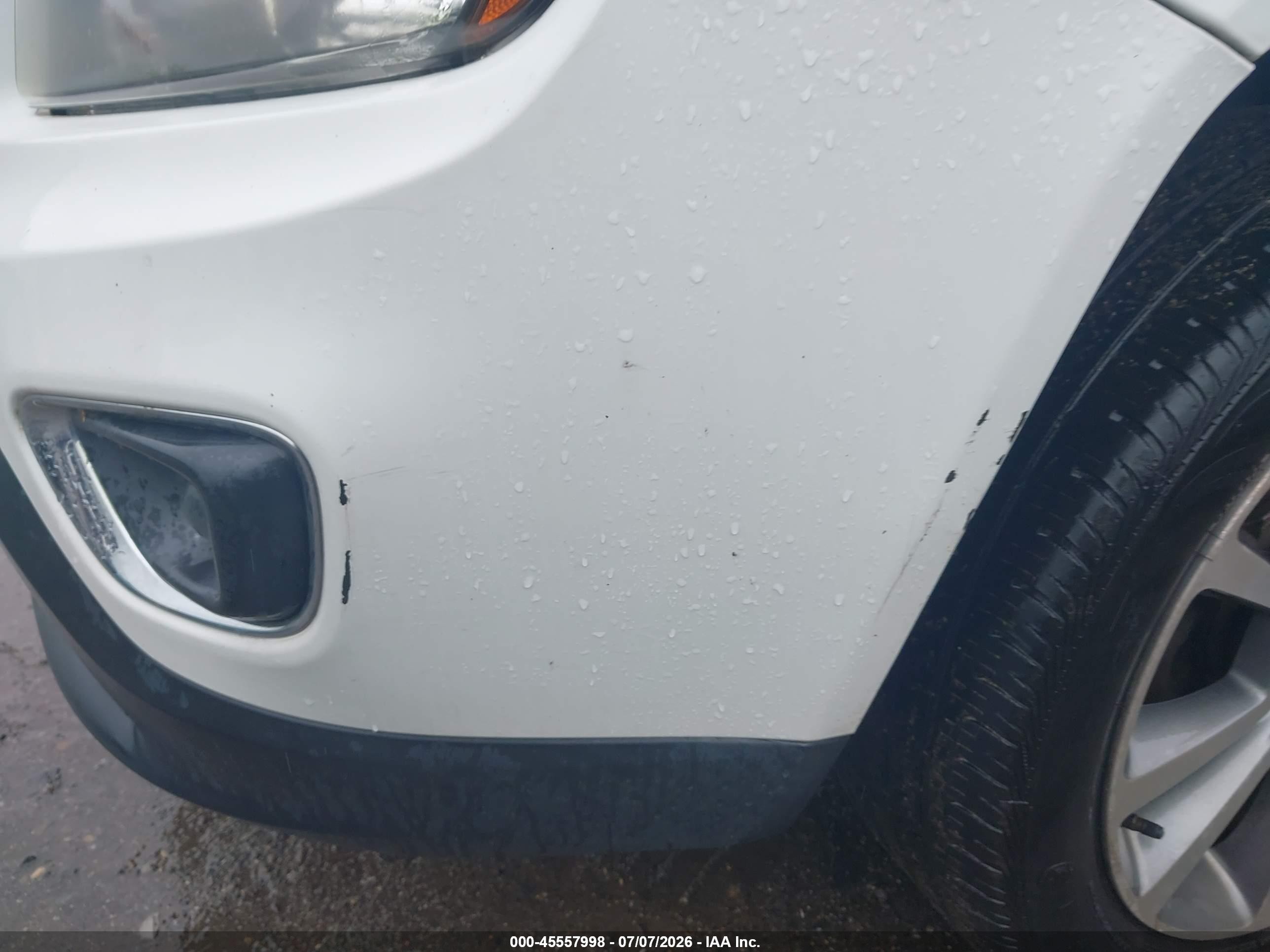 2014 Jeep Compass Limited White vin: 1C4NJDCBXED793072