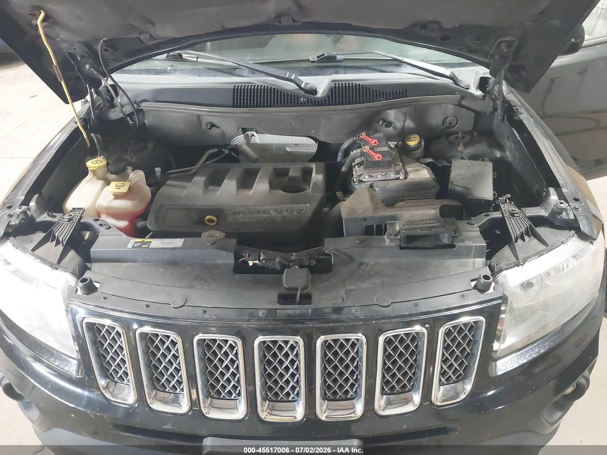 2014 Jeep Compass Latitude Black vin: 1C4NJDEB0ED528822