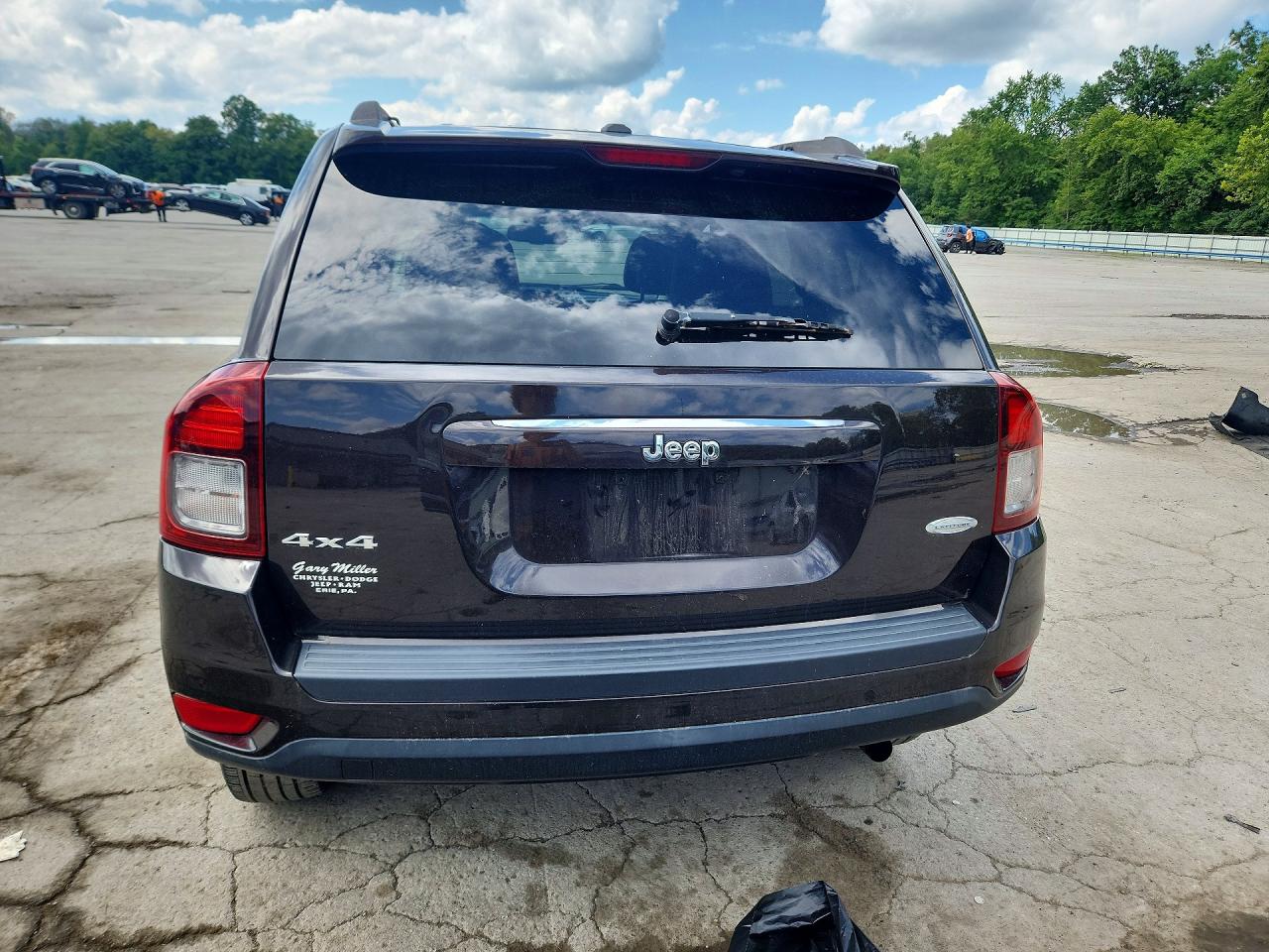 2014 Jeep Compass Latitude Black vin: 1C4NJDEB0ED742791