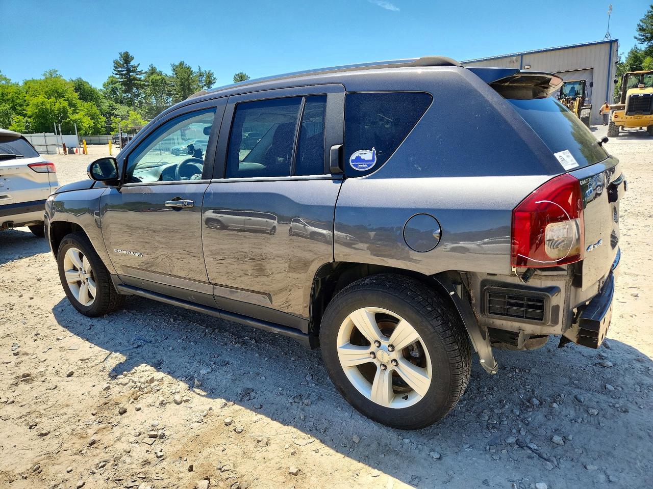2014 Jeep Compass Latitude Gray vin: 1C4NJDEB0ED762295