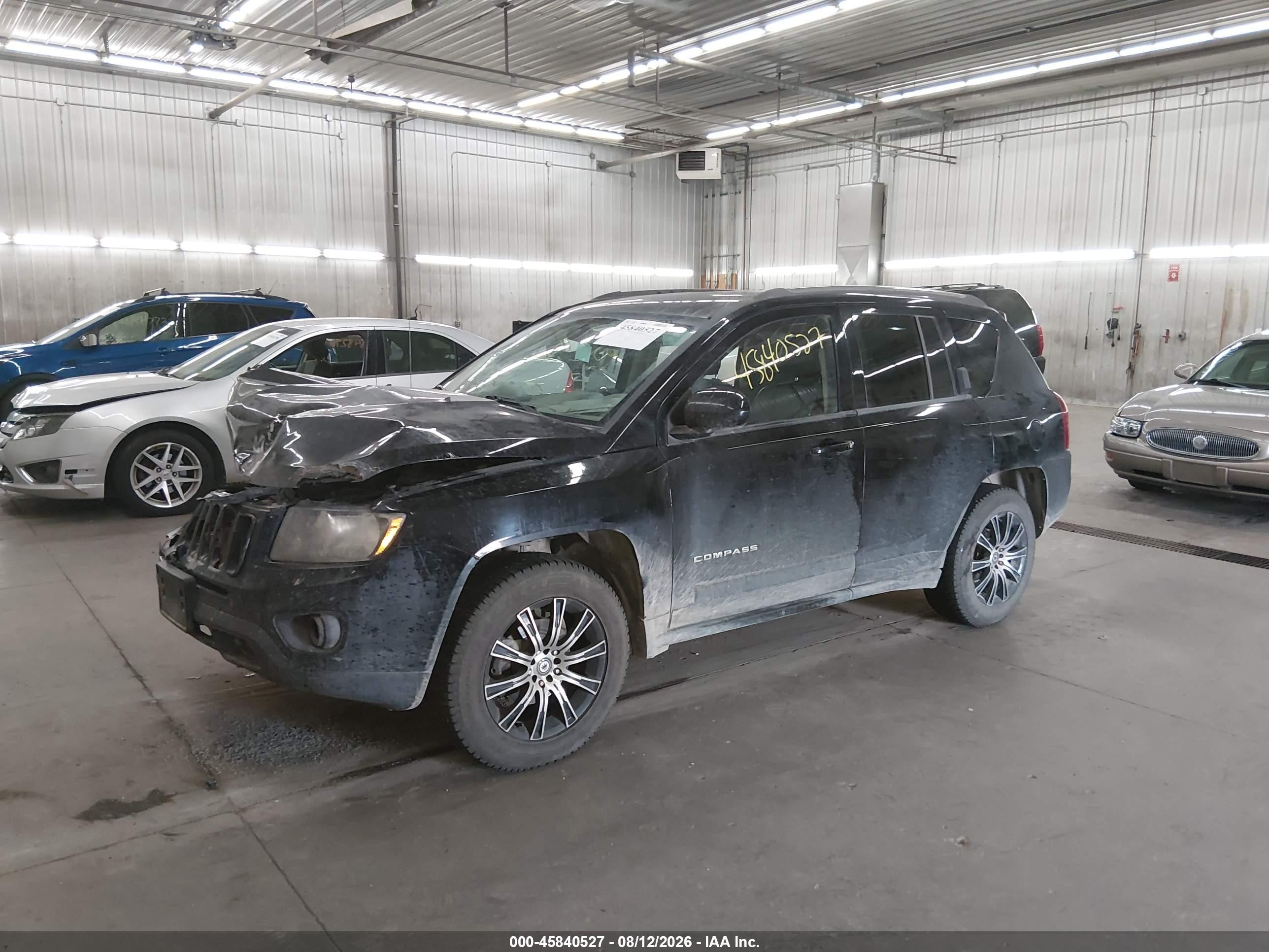 2014 Jeep Compass Latitude Black vin: 1C4NJDEB0ED766041