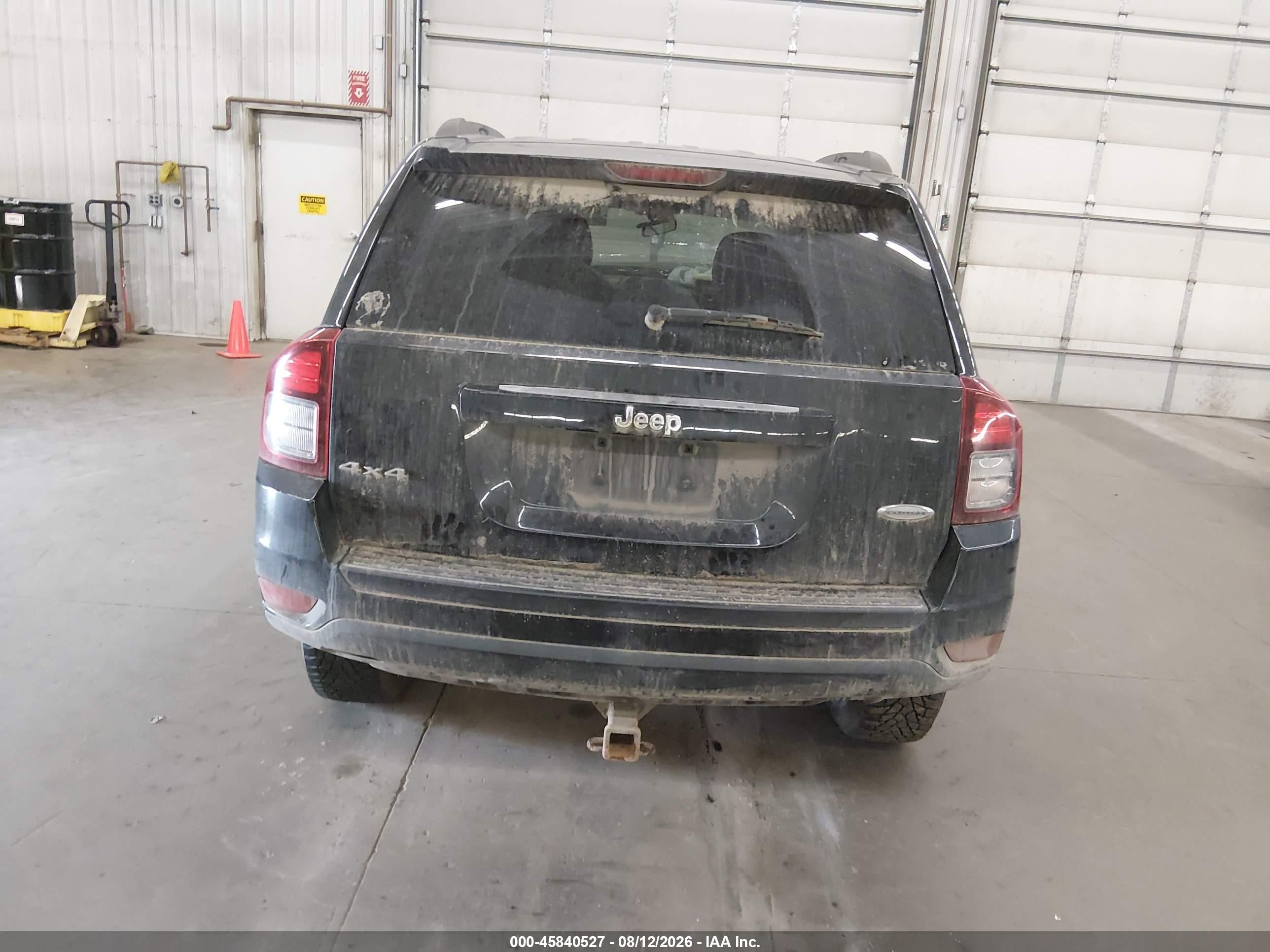 2014 Jeep Compass Latitude Black vin: 1C4NJDEB0ED766041