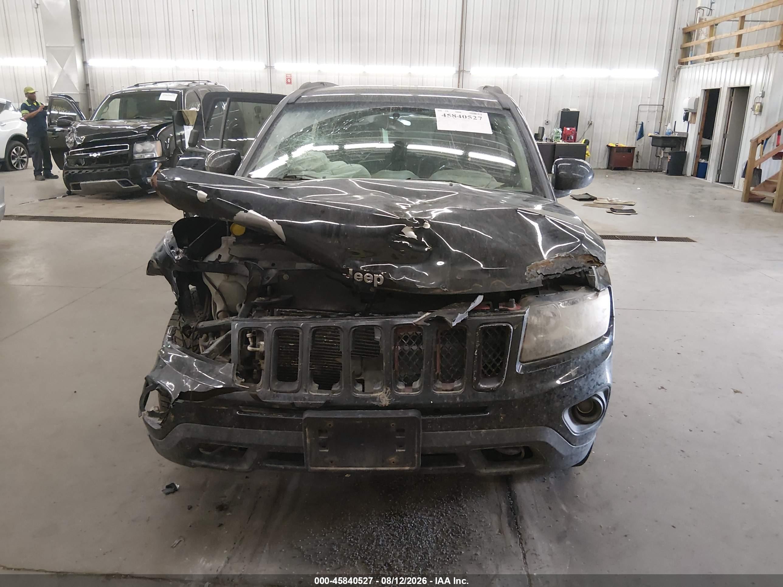 2014 Jeep Compass Latitude Black vin: 1C4NJDEB0ED766041