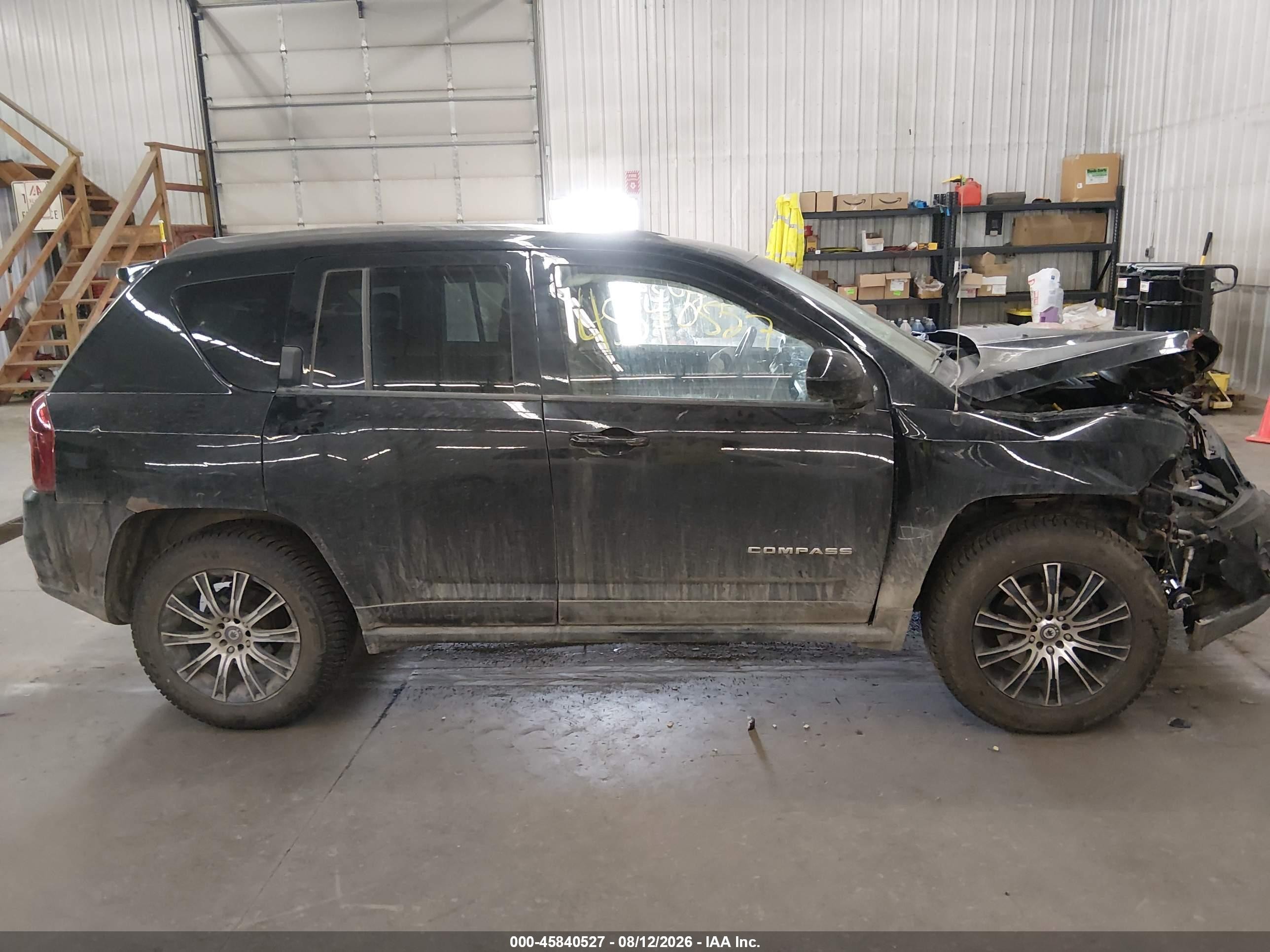 2014 Jeep Compass Latitude Black vin: 1C4NJDEB0ED766041
