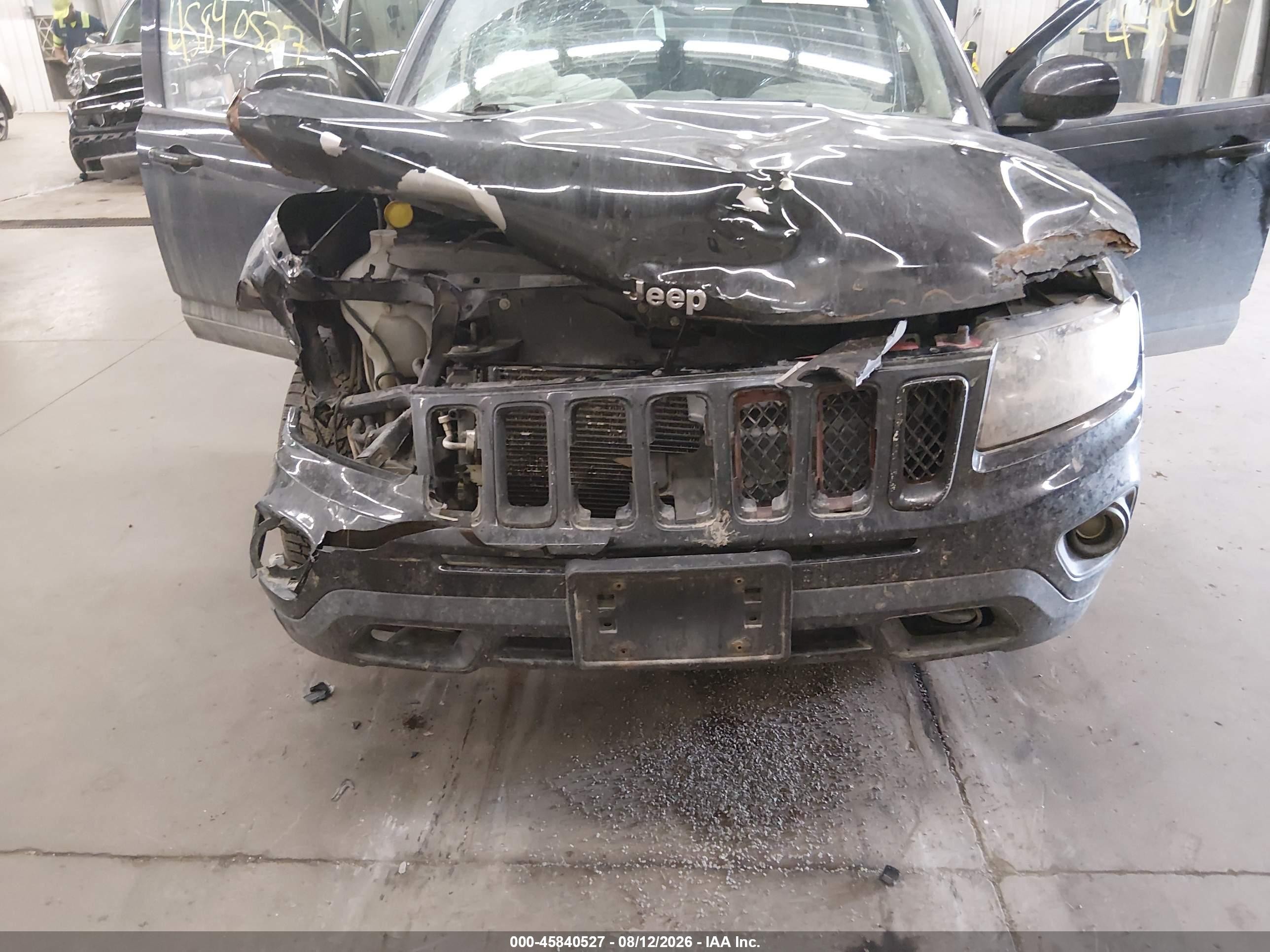 2014 Jeep Compass Latitude Black vin: 1C4NJDEB0ED766041