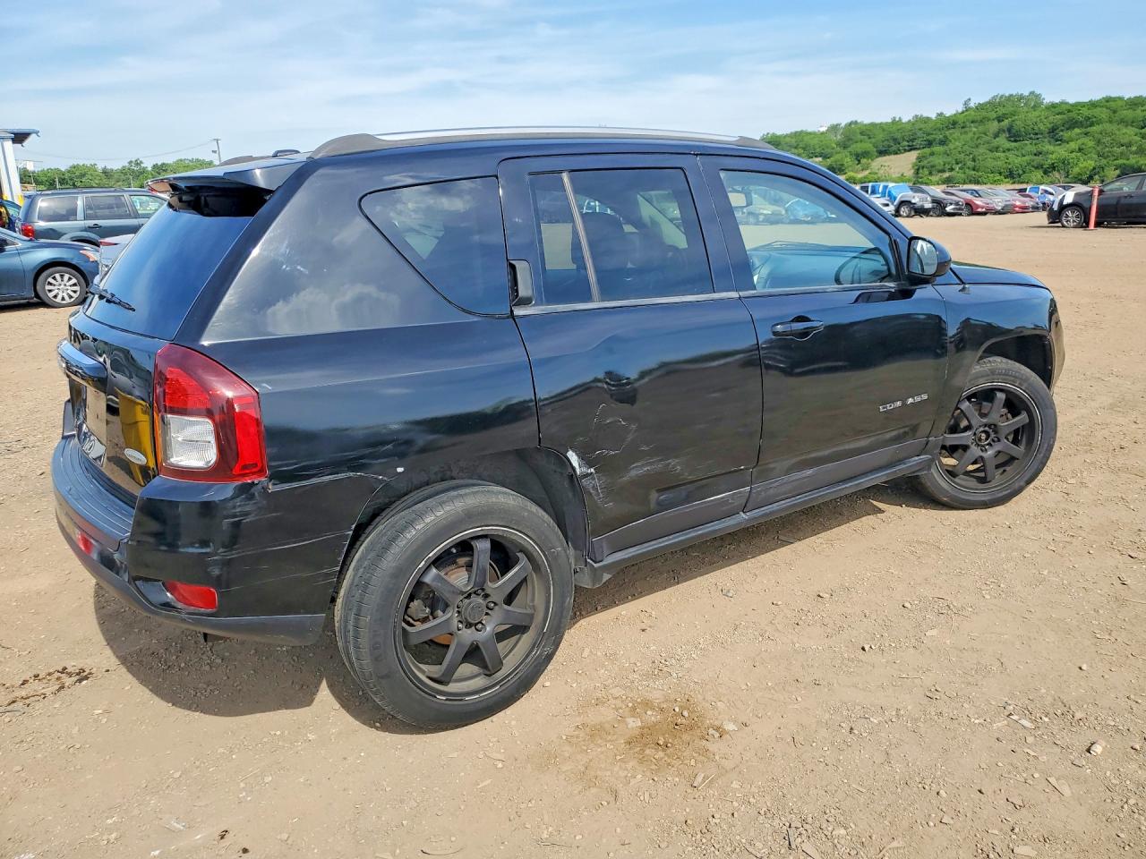 2014 Jeep Compass Latitude Black vin: 1C4NJDEB0ED817733