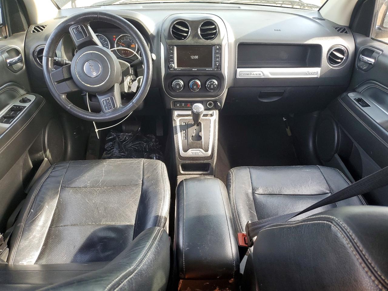 2014 Jeep Compass Latitude Black vin: 1C4NJDEB0ED817733