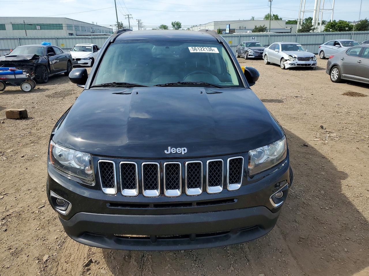 2014 Jeep Compass Latitude Black vin: 1C4NJDEB0ED817733