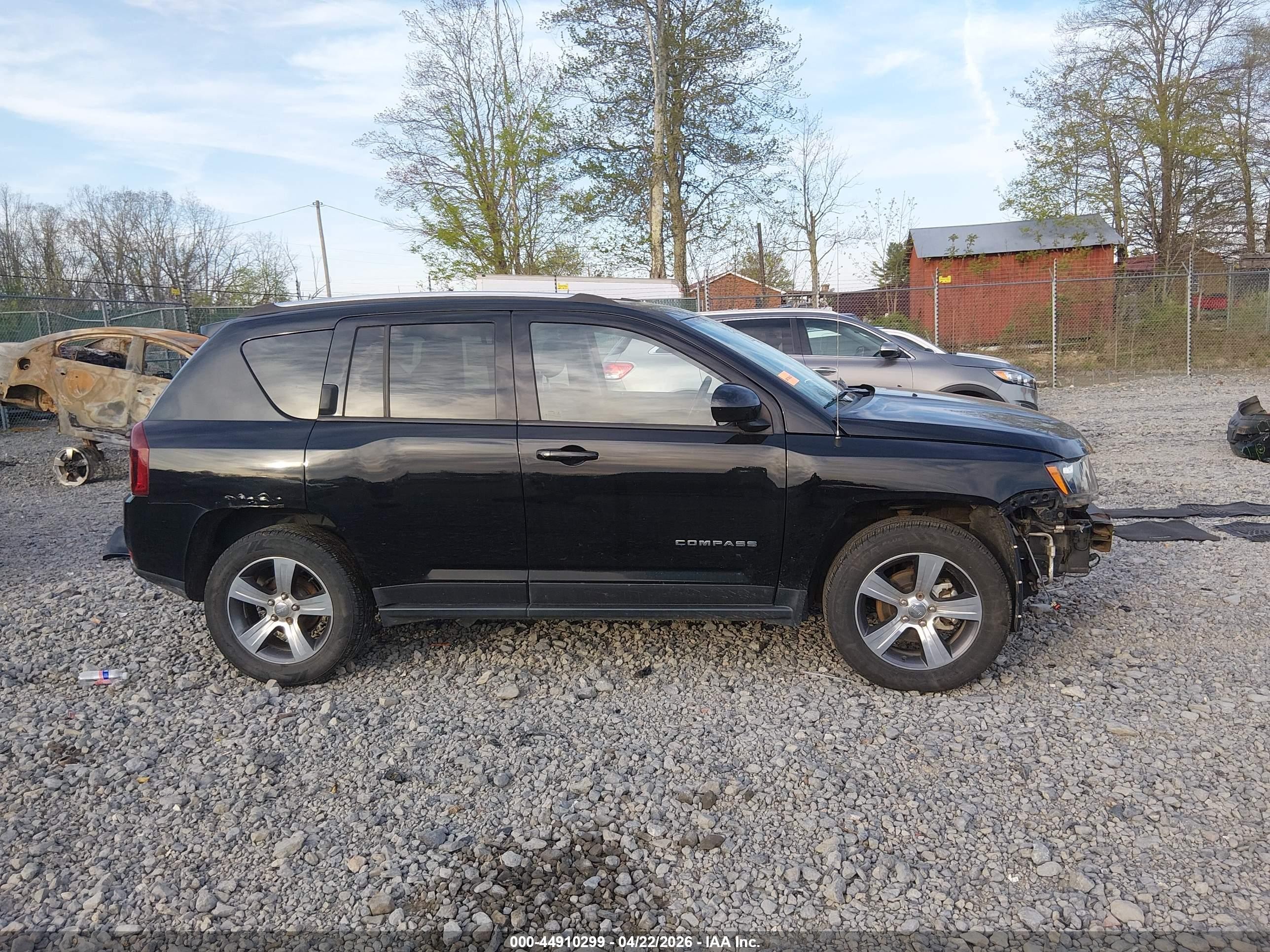 2017 Jeep Compass High Altitude 4x4 Black vin: 1C4NJDEB0HD127288