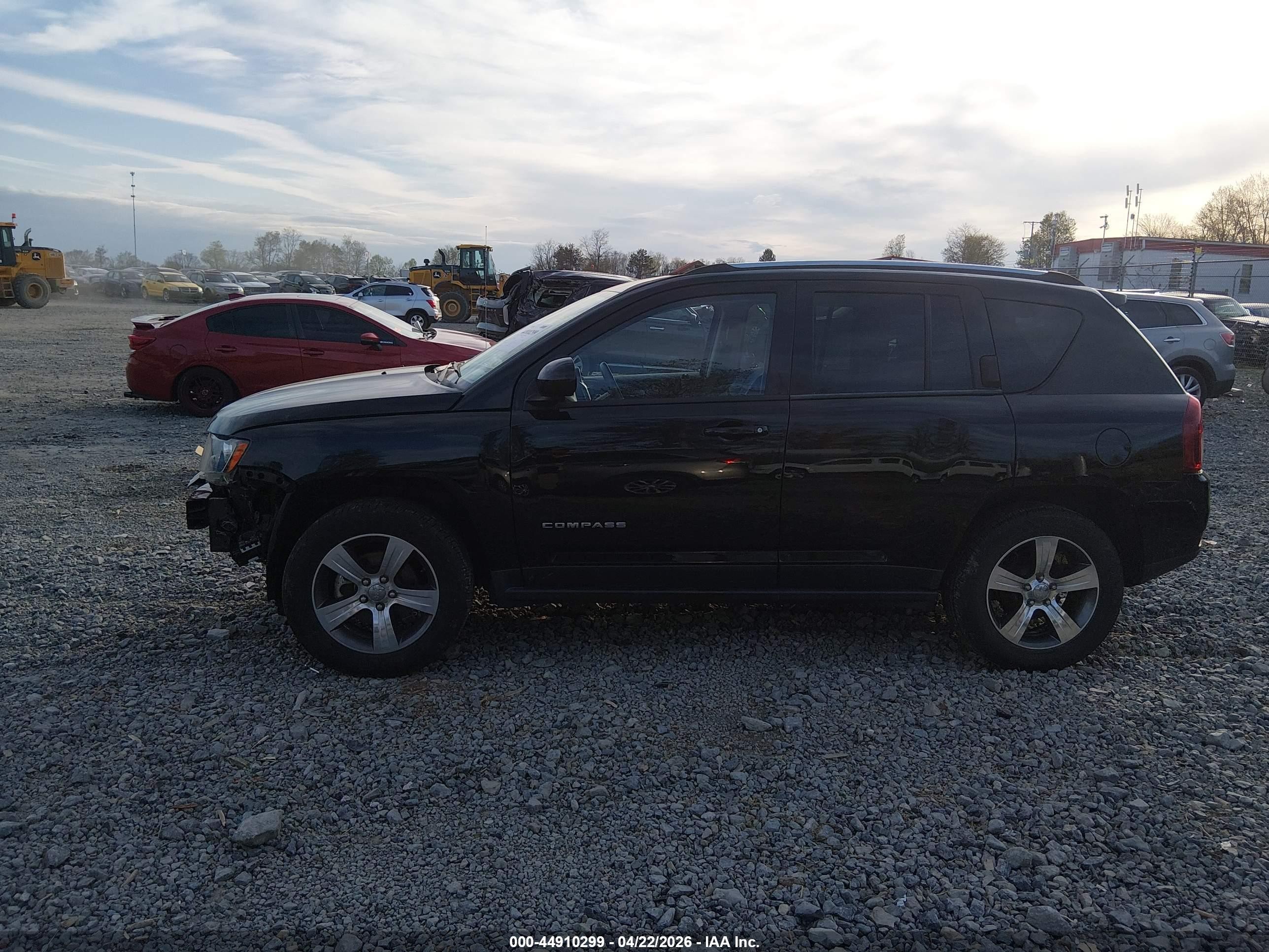 2017 Jeep Compass High Altitude 4x4 Black vin: 1C4NJDEB0HD127288
