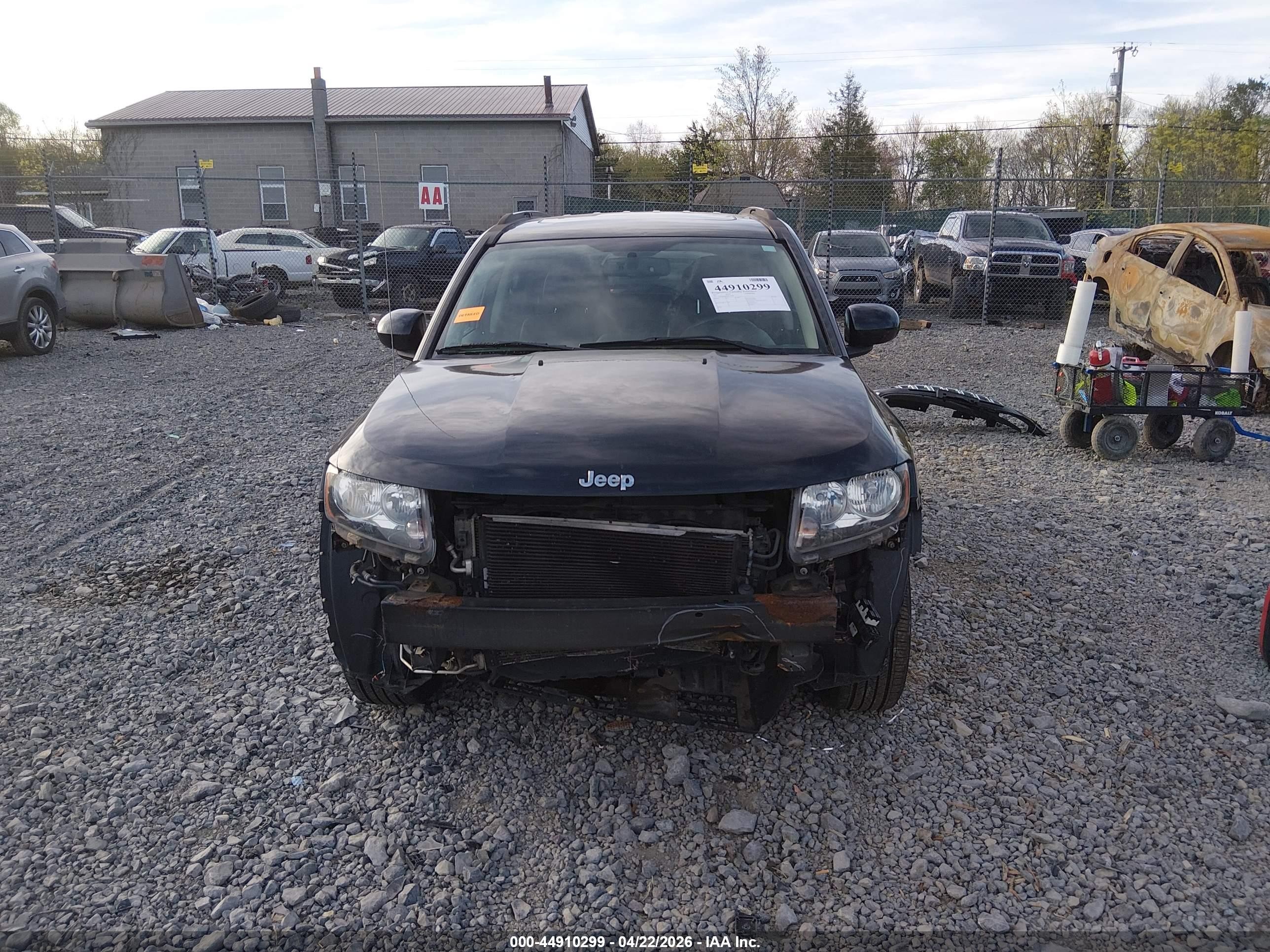 2017 Jeep Compass High Altitude 4x4 Black vin: 1C4NJDEB0HD127288