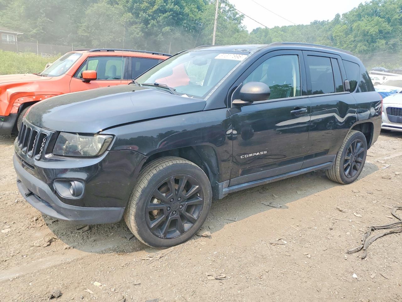 2012 Jeep Compass Latitude Черный vin: 1C4NJDEB1CD686860
