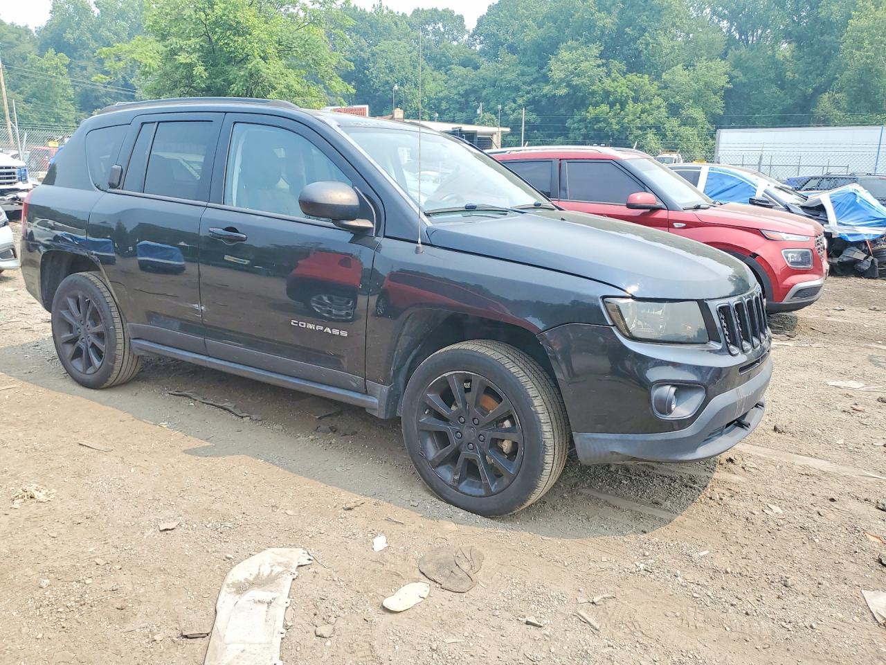 2012 Jeep Compass Latitude Черный vin: 1C4NJDEB1CD686860