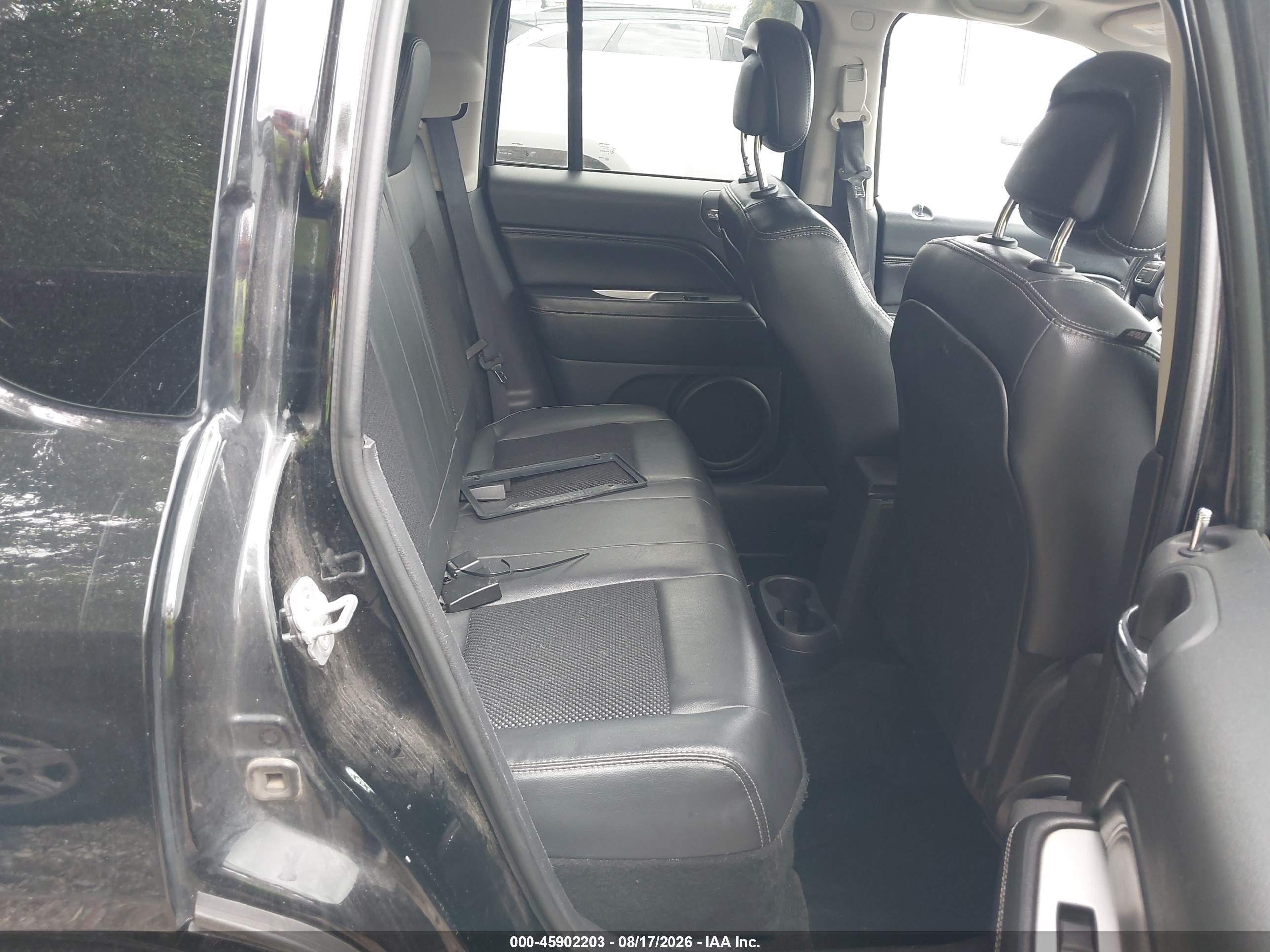 2014 Jeep Compass Latitude Black vin: 1C4NJDEB1ED603401