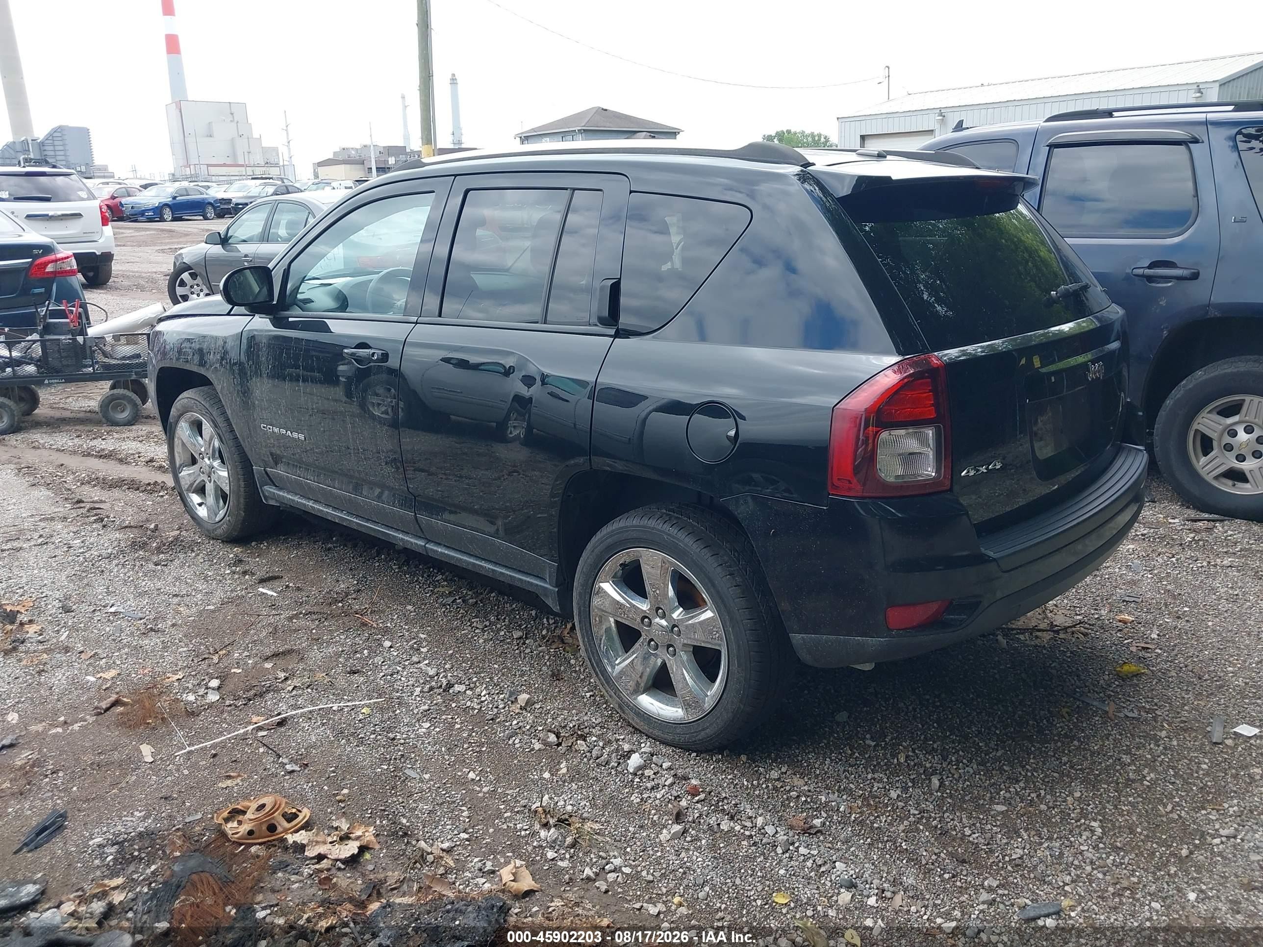 2014 Jeep Compass Latitude Black vin: 1C4NJDEB1ED603401