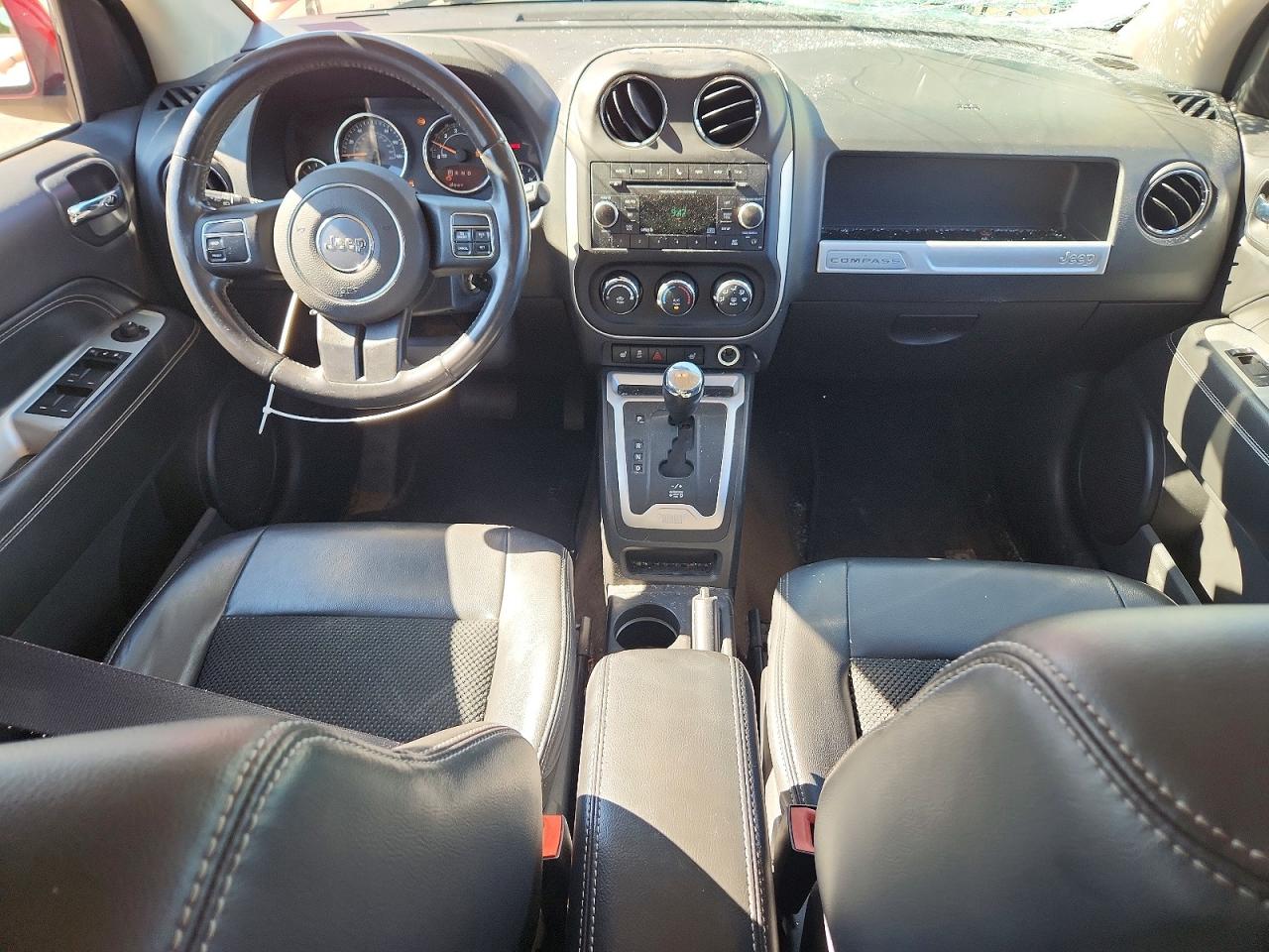2014 Jeep Compass Latitude Red vin: 1C4NJDEB1ED621929
