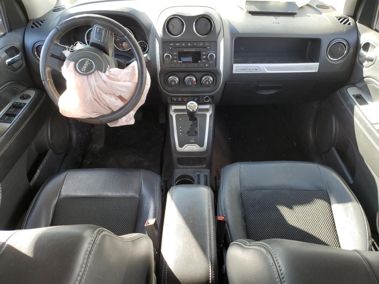 2014 Jeep Compass Latitude Black vin: 1C4NJDEB1ED698221