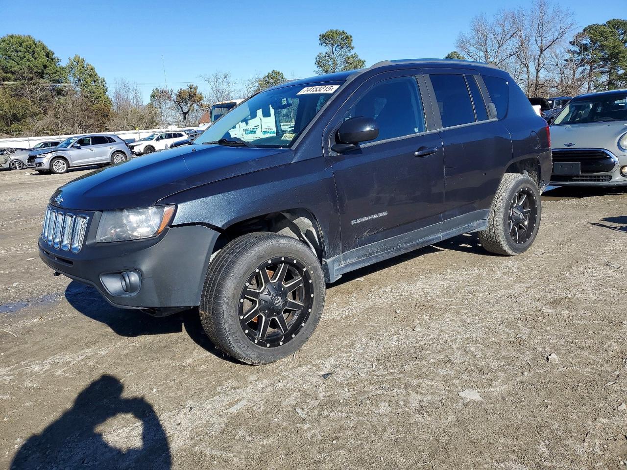 2014 Jeep Compass Blue vin: 1C4NJDEB1ED885247