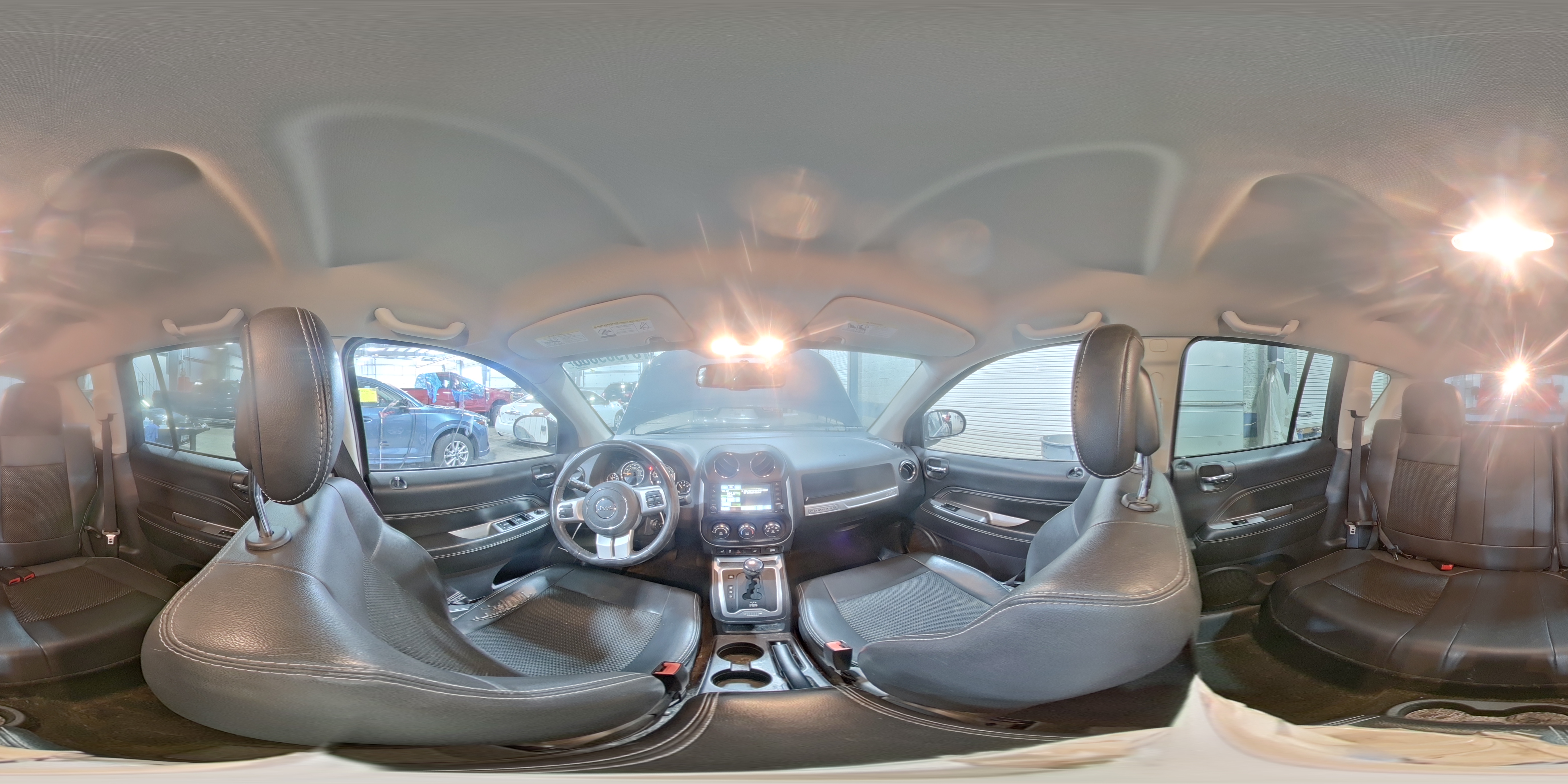 2015 Jeep Compass Latitude Gray vin: 1C4NJDEB1FD152293