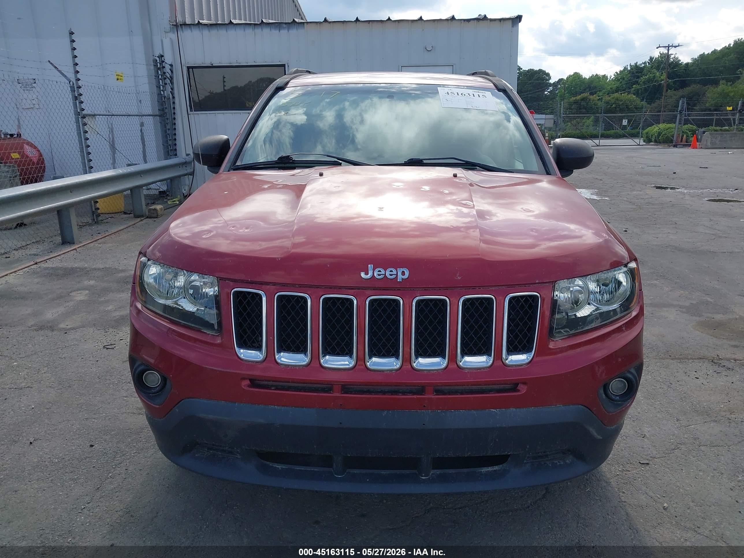 2012 Jeep Compass Latitude Red vin: 1C4NJDEB2CD525269